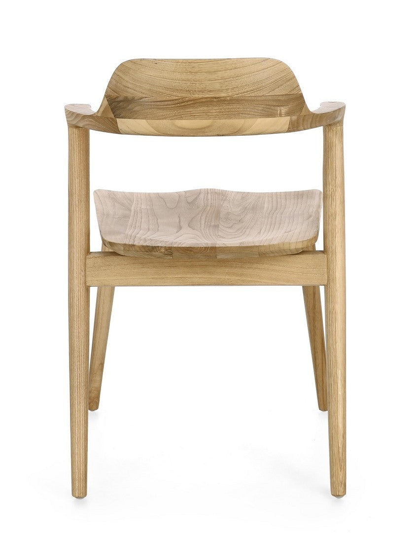 Stuhl AMERY aus Sungkai-Holz mit natürlichem Finish