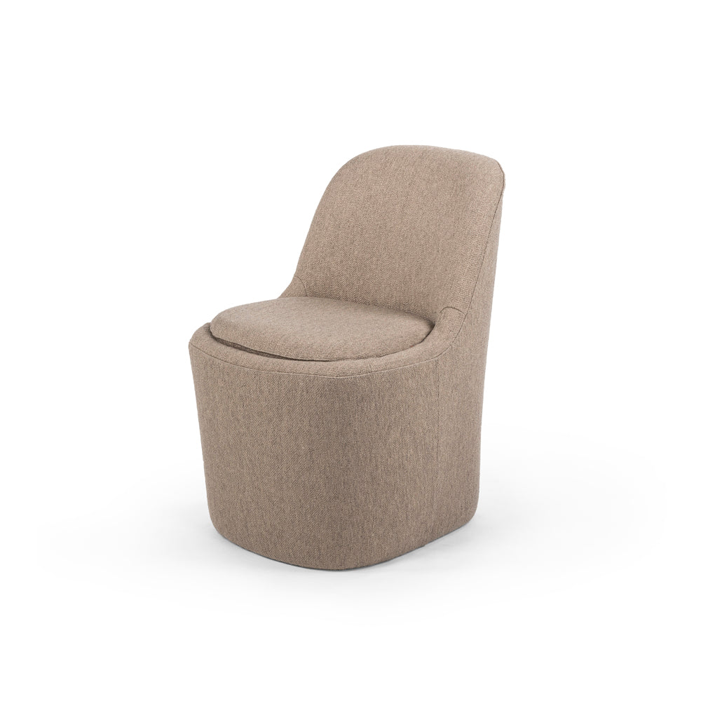 Stuhl Liam Sand in modernem, eleganten Design für Esszimmer oder Wohnzimmer