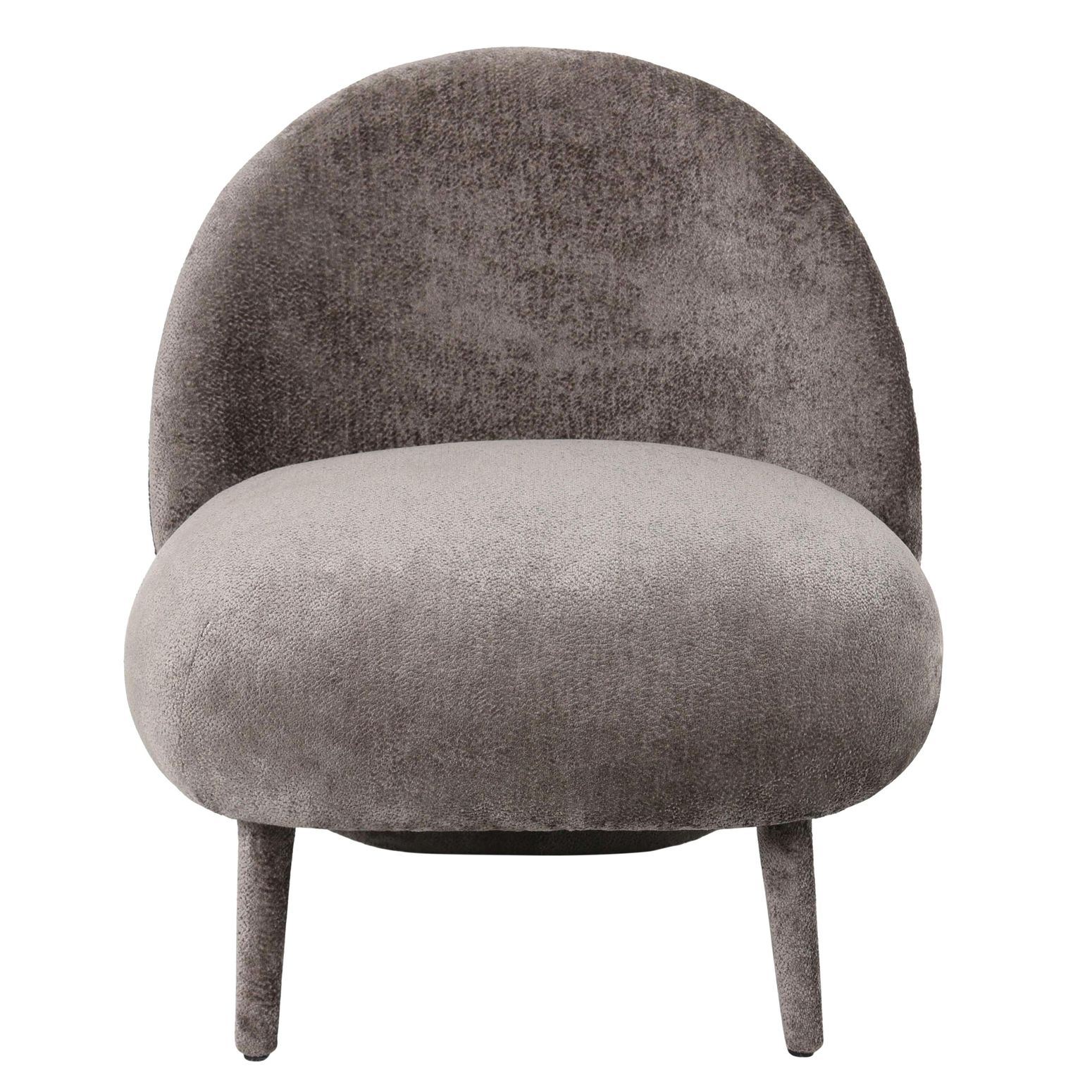 Sessel Eonas Fauteuil in Mocca, Vorderansicht