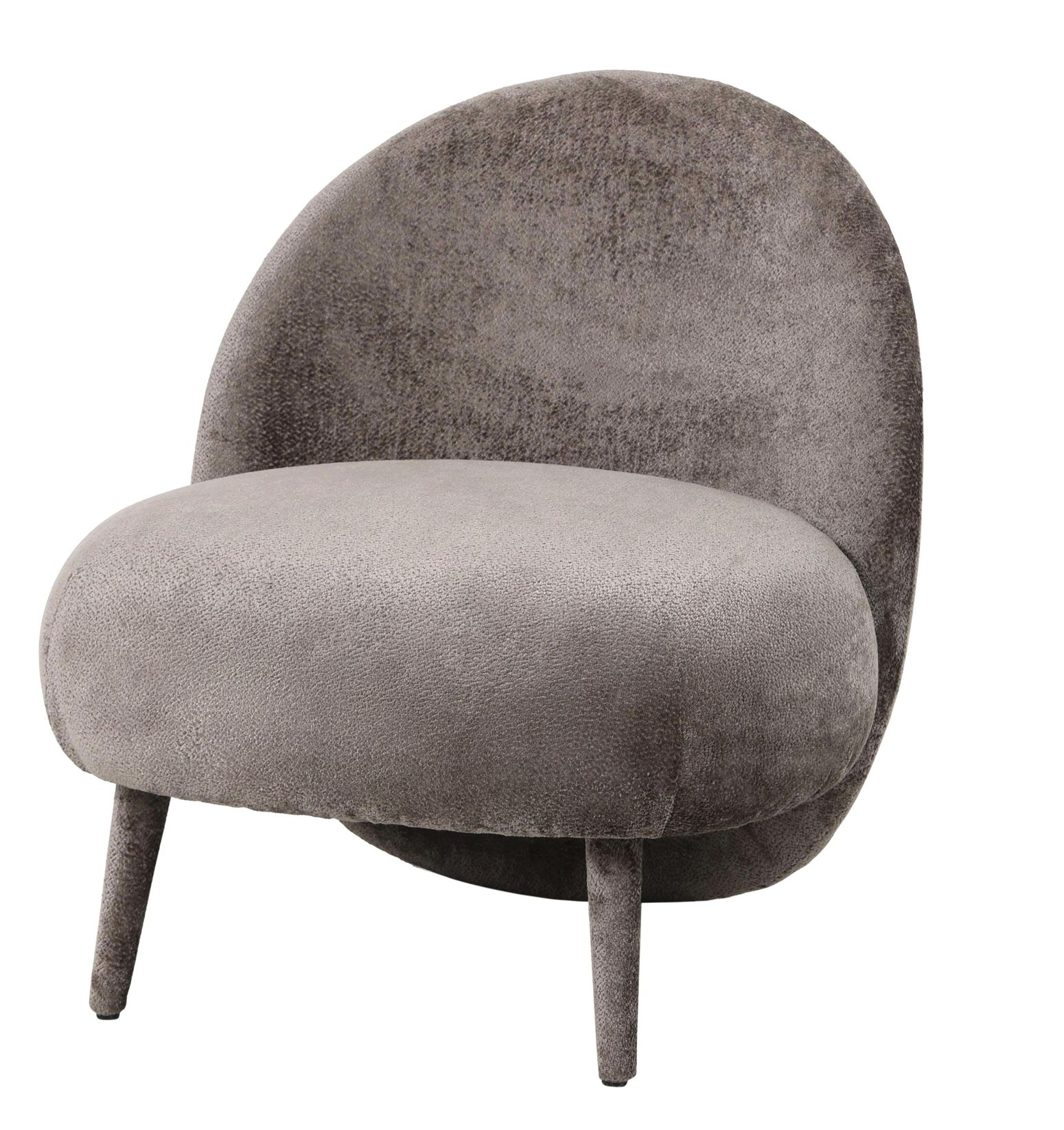 Sessel Eonas Fauteuil in Mocca, Vorderansicht