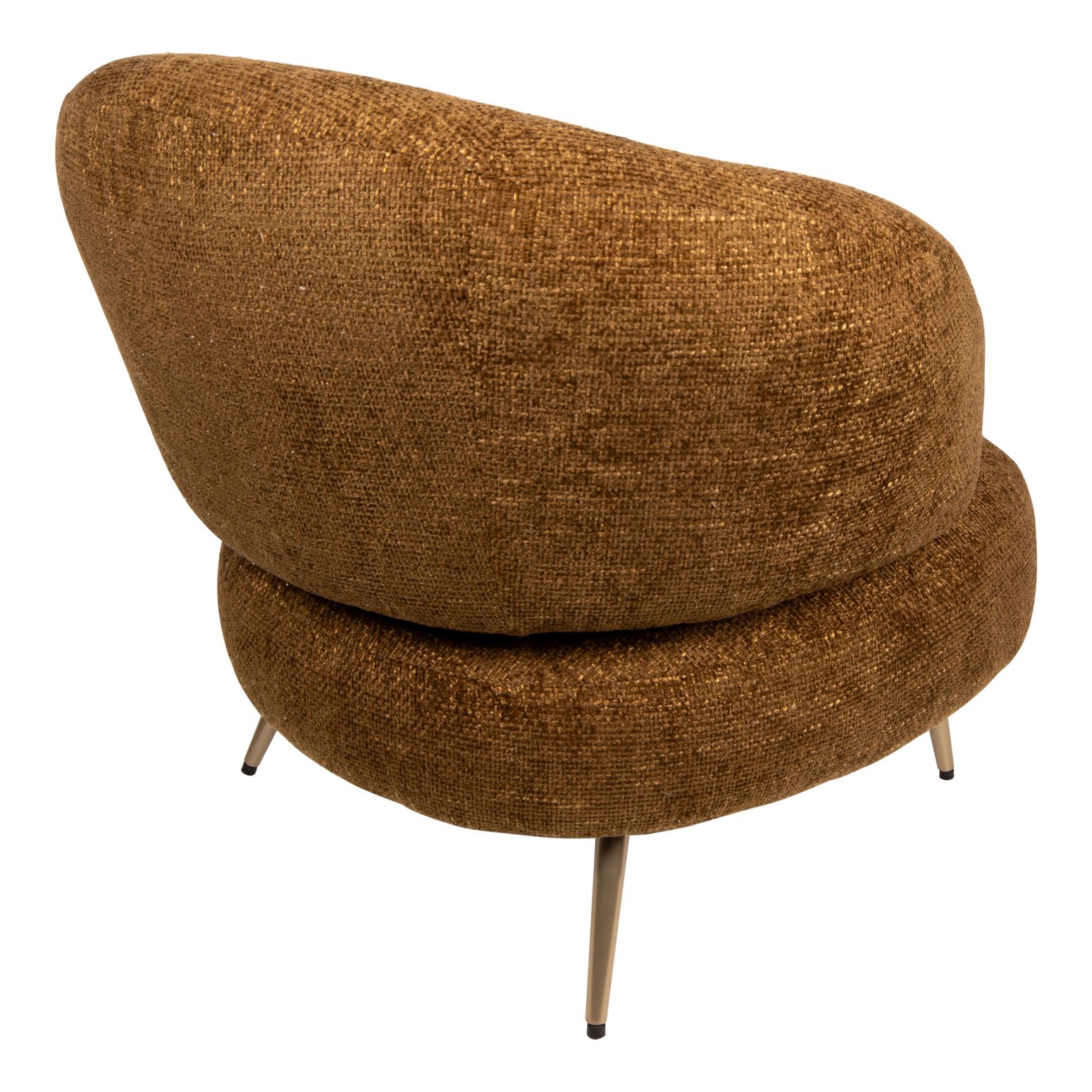 Rückansicht des Franklyn Fauteuil Amber