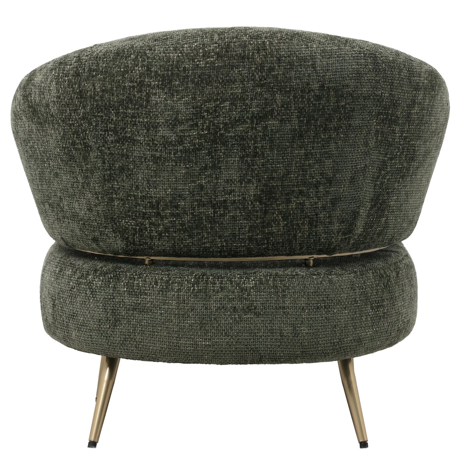 Rückenansicht des Franklyn Fauteuil Olive Sessels