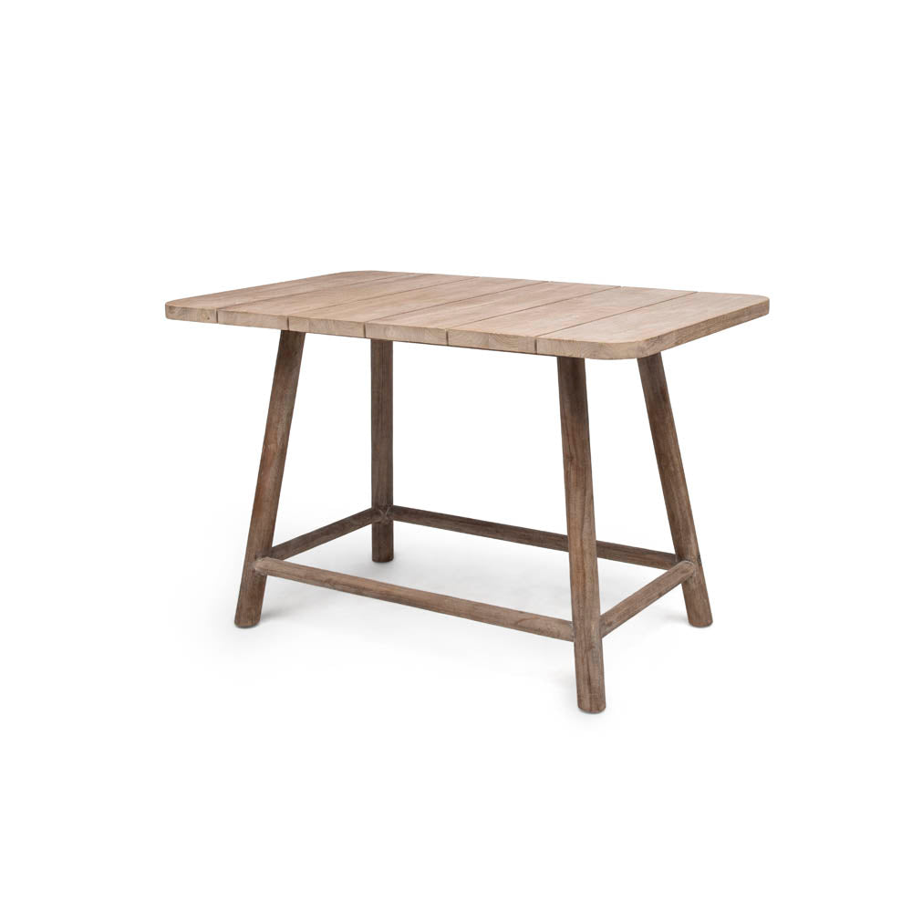 Bartisch Mieke Teak natural grey von Gommaire.