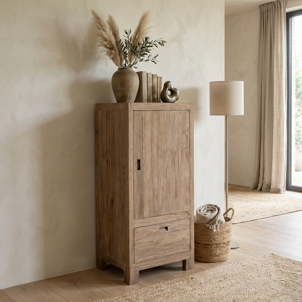 Schrank Alamanis Teak von Gommaire in original gealterter Patina | Gommaire bei STUFF Shop kaufen