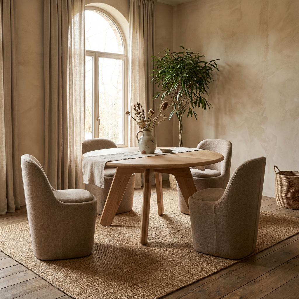 Runder Esstisch Day large aus Eichenholz von Gommaire bei STUFF Shop kaufen