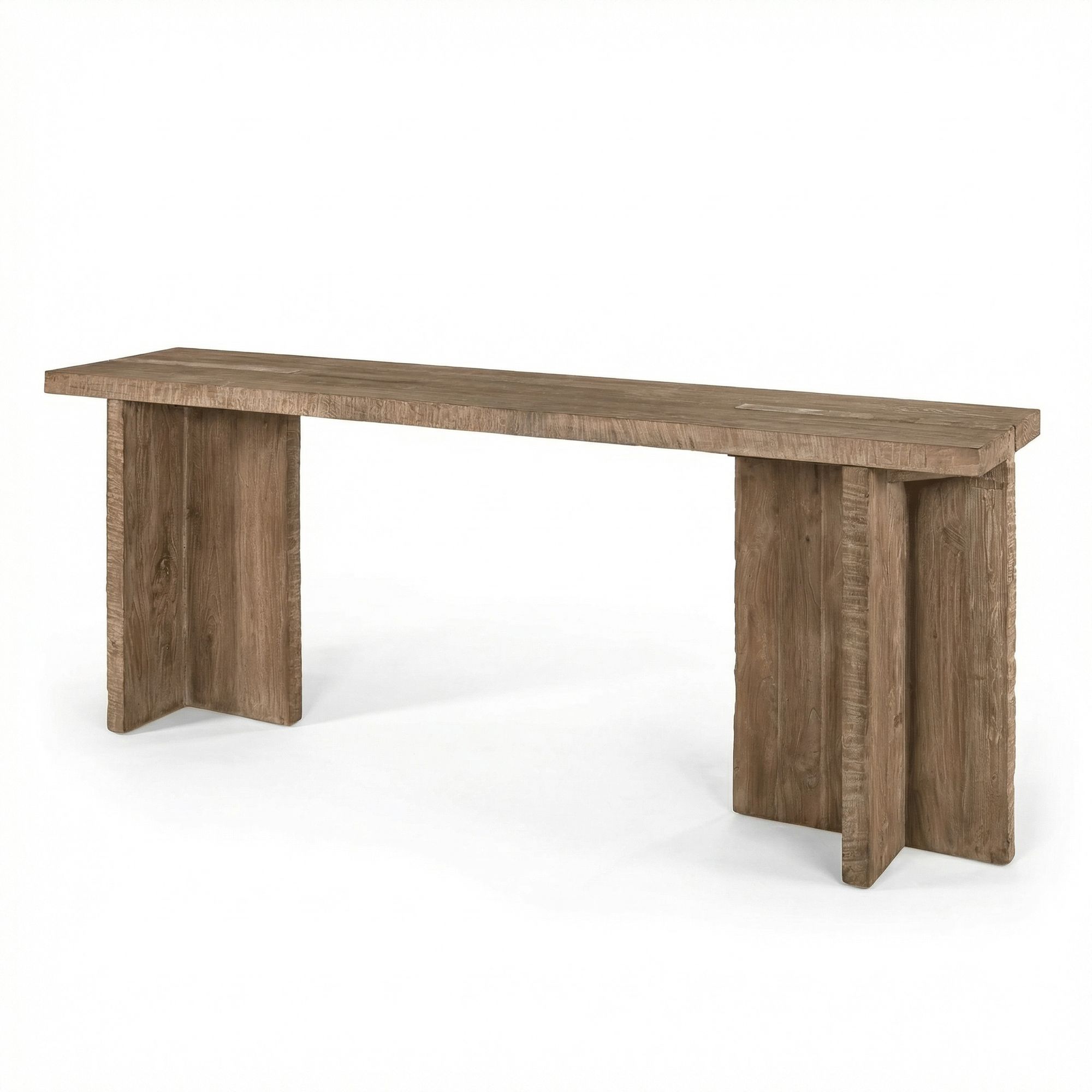 Konsolentisch Storm aus recyceltem Holz mit natürlicher Patina | Gommaire bei STUFF Shop kaufen