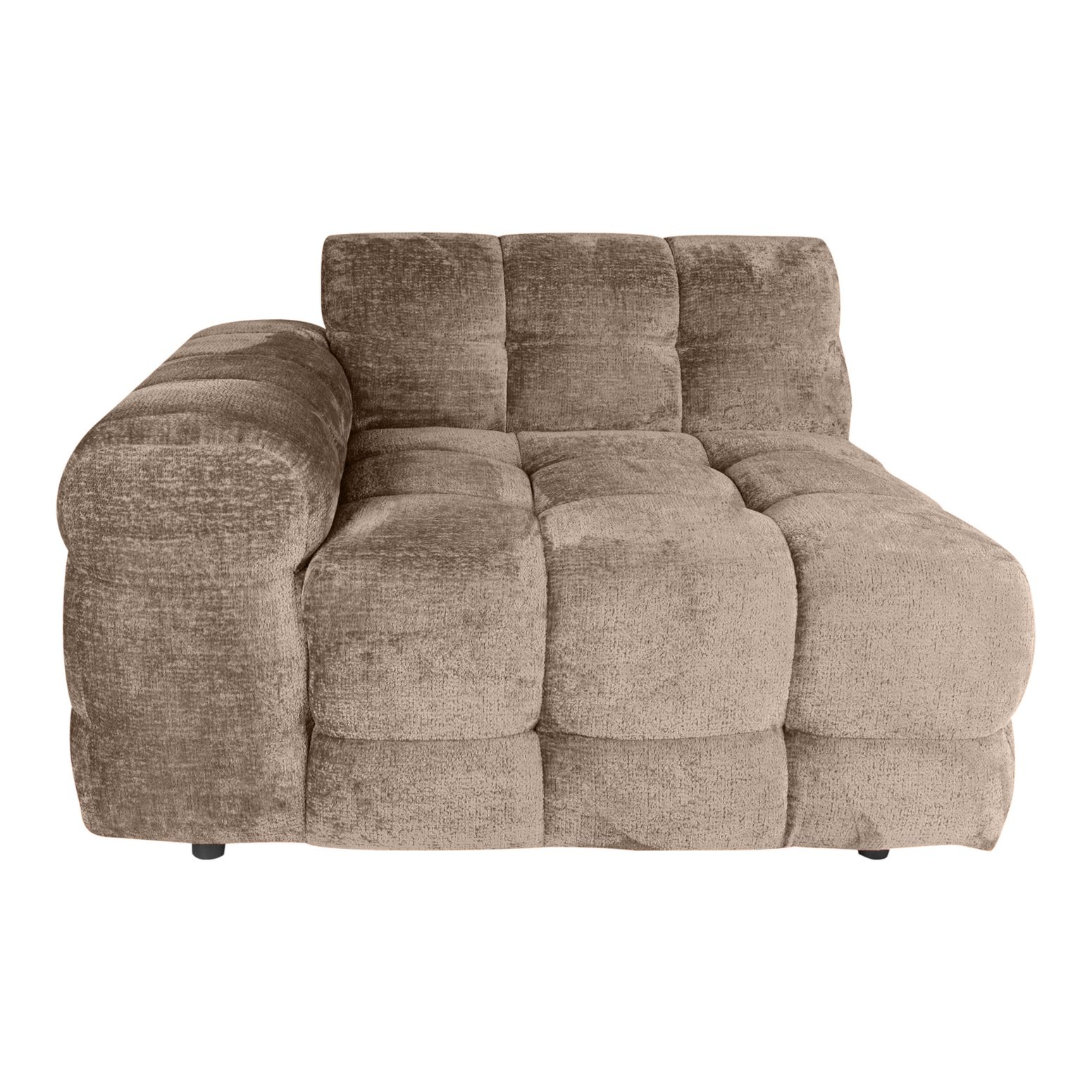 Sofa-Element Jidde Arm links von PTMD – Modul für individuelle Wohnlandschaften in Beige