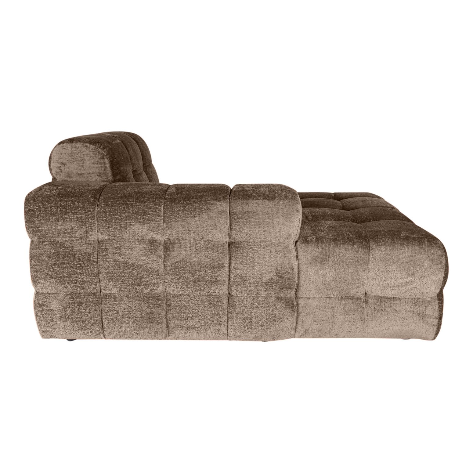 Sofa-Element Jidde Chaise Longue Arm links von PTMD in Beige – luxuriöse Erweiterung für modulare Wohnlandschaften