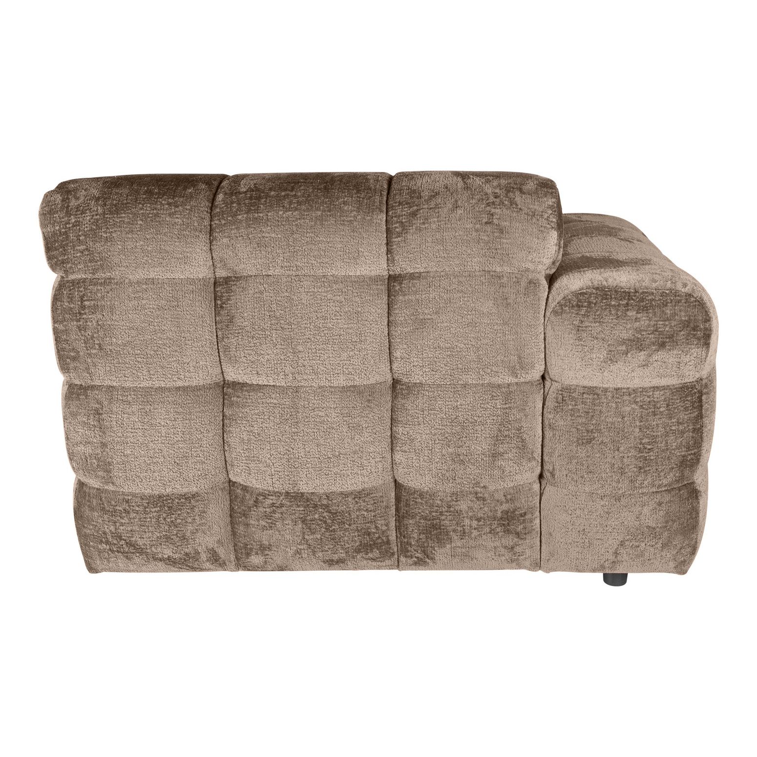 Sofa-Element Jidde Chaise Longue Arm links von PTMD in Beige – luxuriöse Erweiterung für modulare Wohnlandschaften