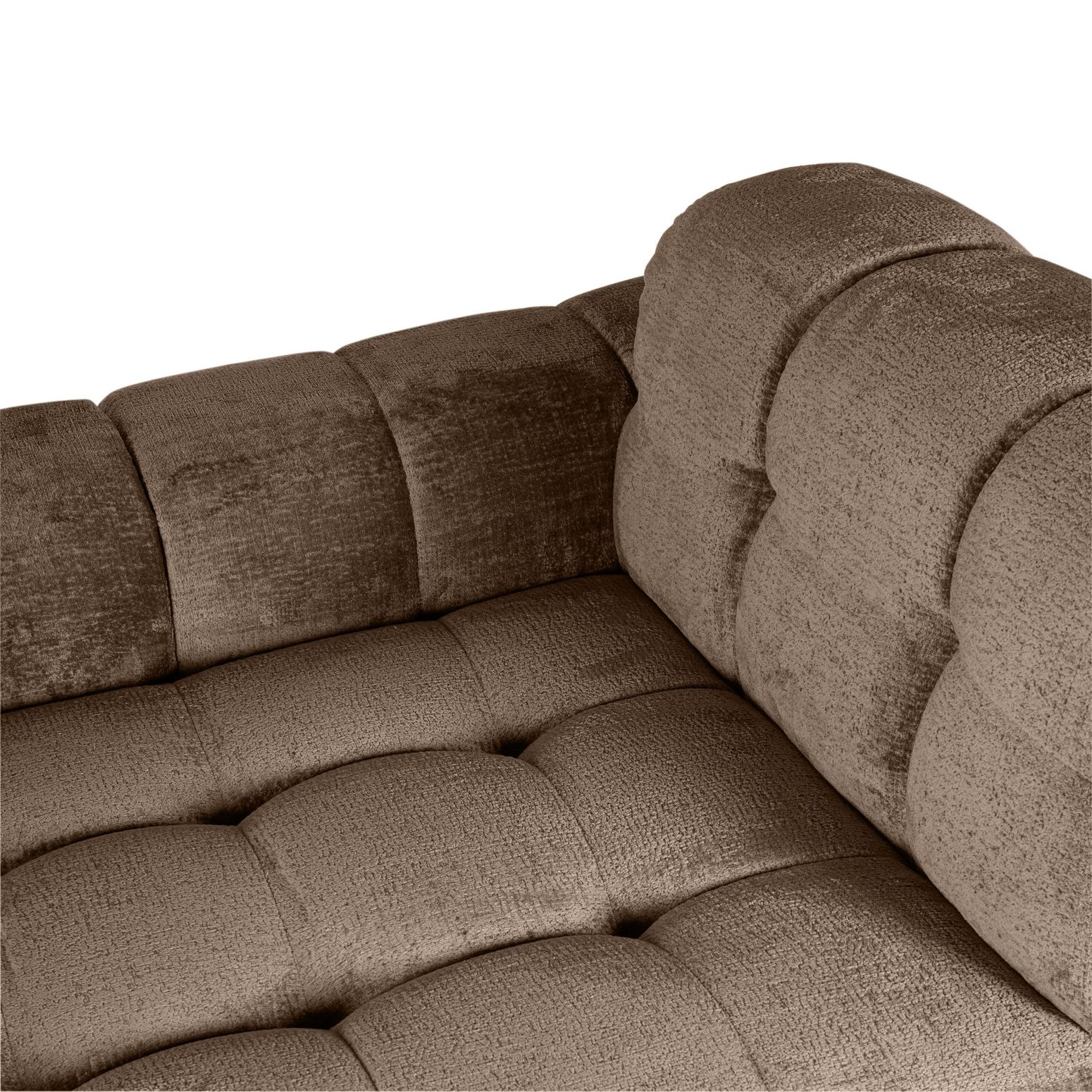 Sofa-Element Jidde Chaise Longue Arm links von PTMD in Beige – luxuriöse Erweiterung für modulare Wohnlandschaften