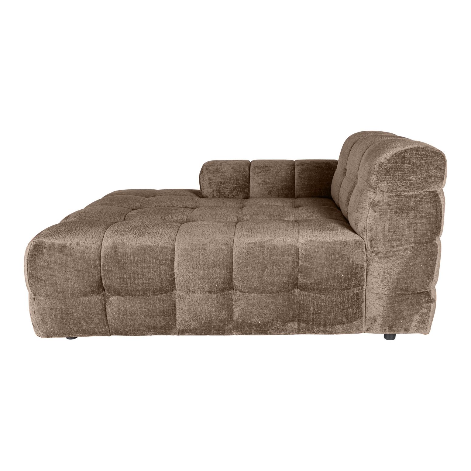 Sofa-Element Jidde Chaise Longue Arm links von PTMD in Beige – luxuriöse Erweiterung für modulare Wohnlandschaften