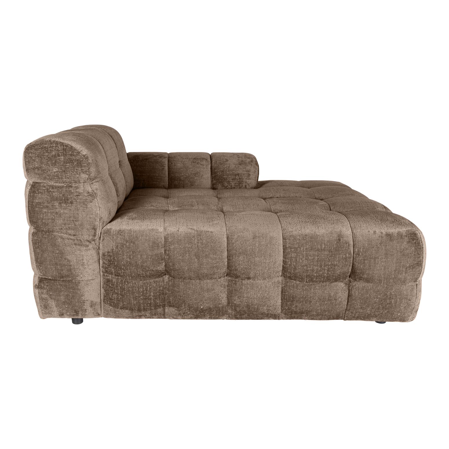 Sofa-Element Jidde Chaise Longue Arm rechts von PTMD in Beige – komfortable Erweiterung für modulare Wohnlandschaften