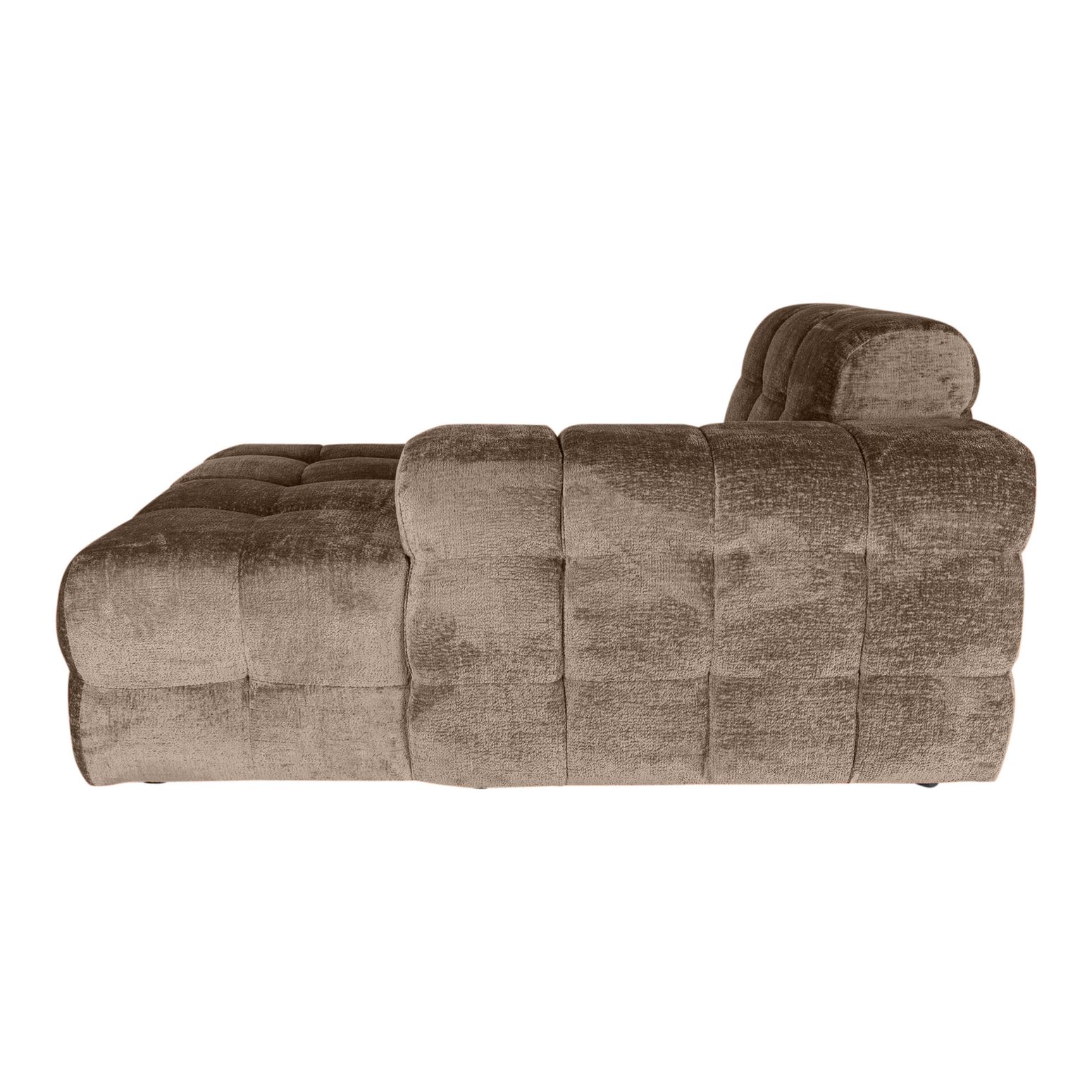 Sofa-Element Jidde Chaise Longue Arm rechts von PTMD in Beige – komfortable Erweiterung für modulare Wohnlandschaften