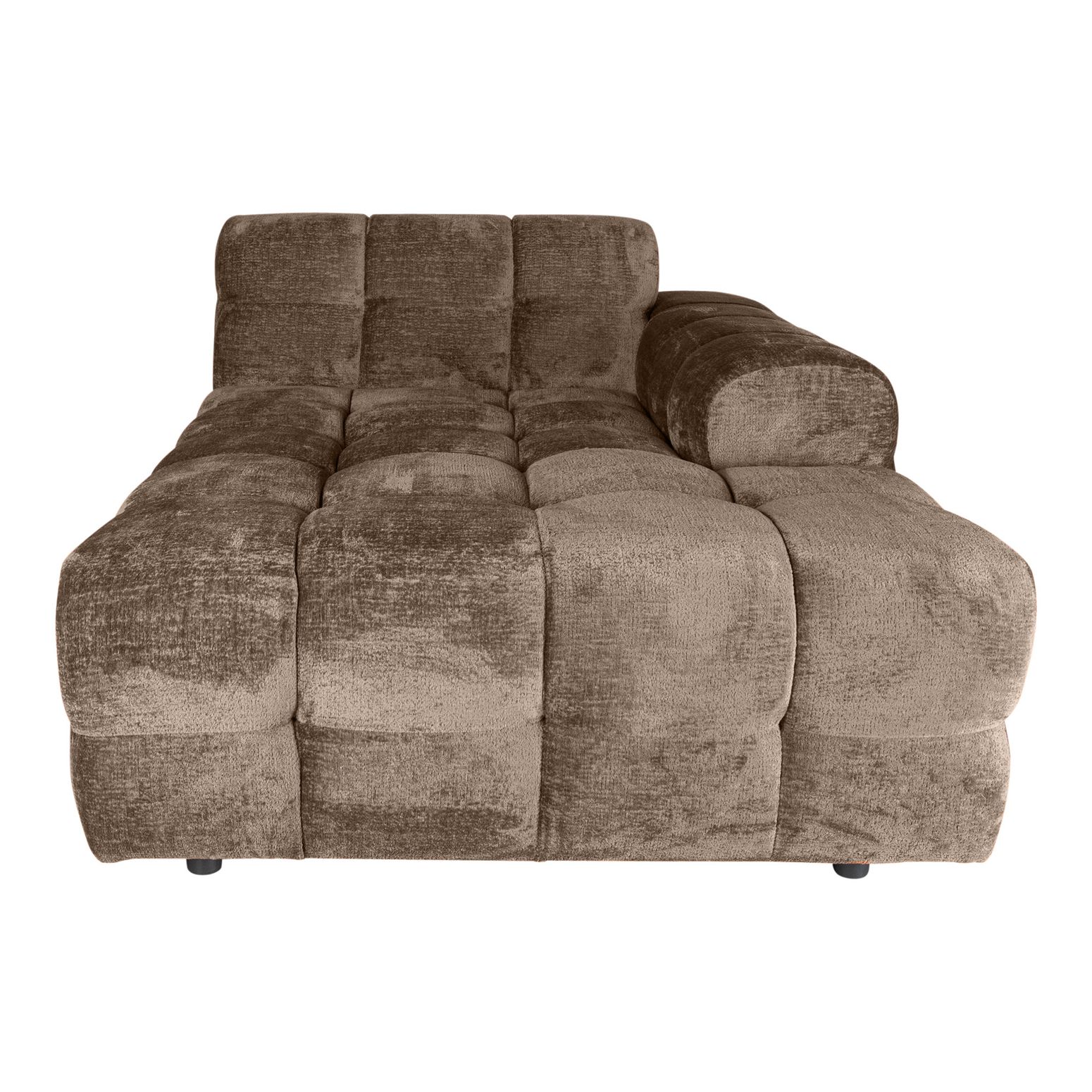 Sofa-Element Jidde Chaise Longue Arm rechts von PTMD in Beige – komfortable Erweiterung für modulare Wohnlandschaften