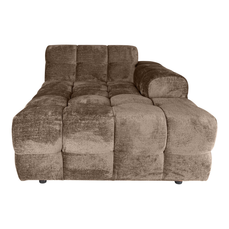 Sofa-Element Jidde Chaise Longue Arm rechts von PTMD in Beige – komfortable Erweiterung für modulare Wohnlandschaften