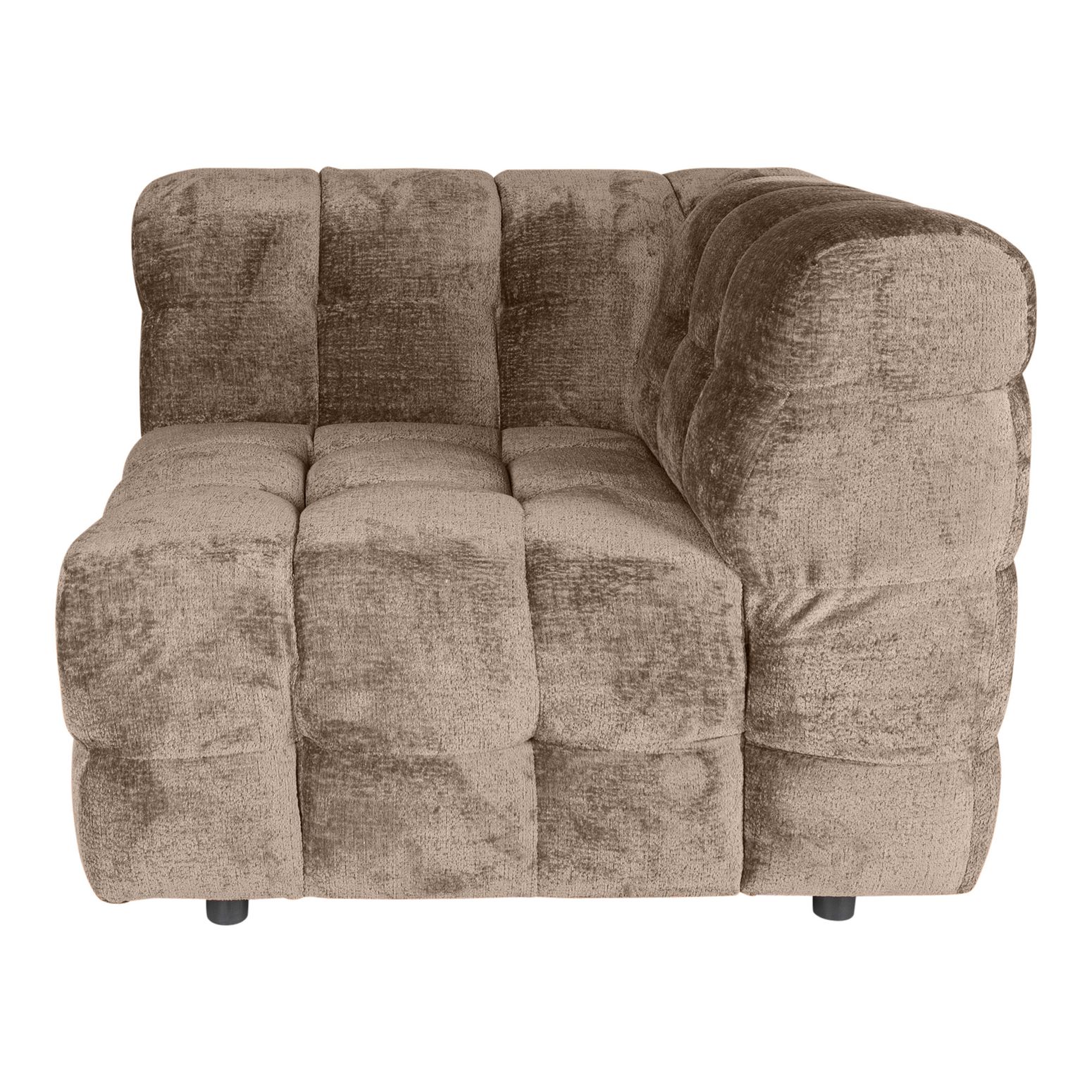 Sofa-Element Jidde Eckelement von PTMD in Beige – flexibles Modul für modulare Wohnlandschaften