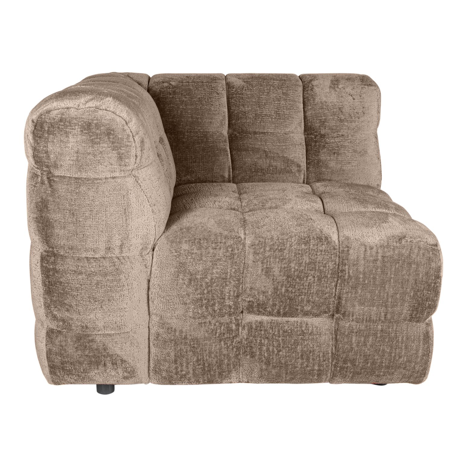 Sofa-Element Jidde Eckelement von PTMD in Beige – flexibles Modul für modulare Wohnlandschaften