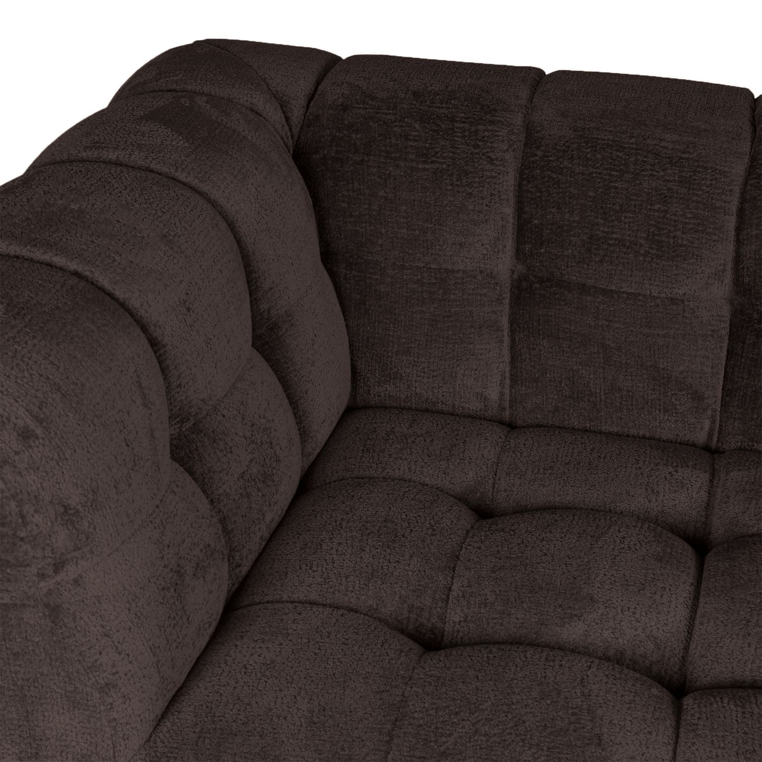 Sofa-Element Jidde Eckelement von PTMD in Dunkelgrau – flexibles Modul für modulare Wohnlandschaften