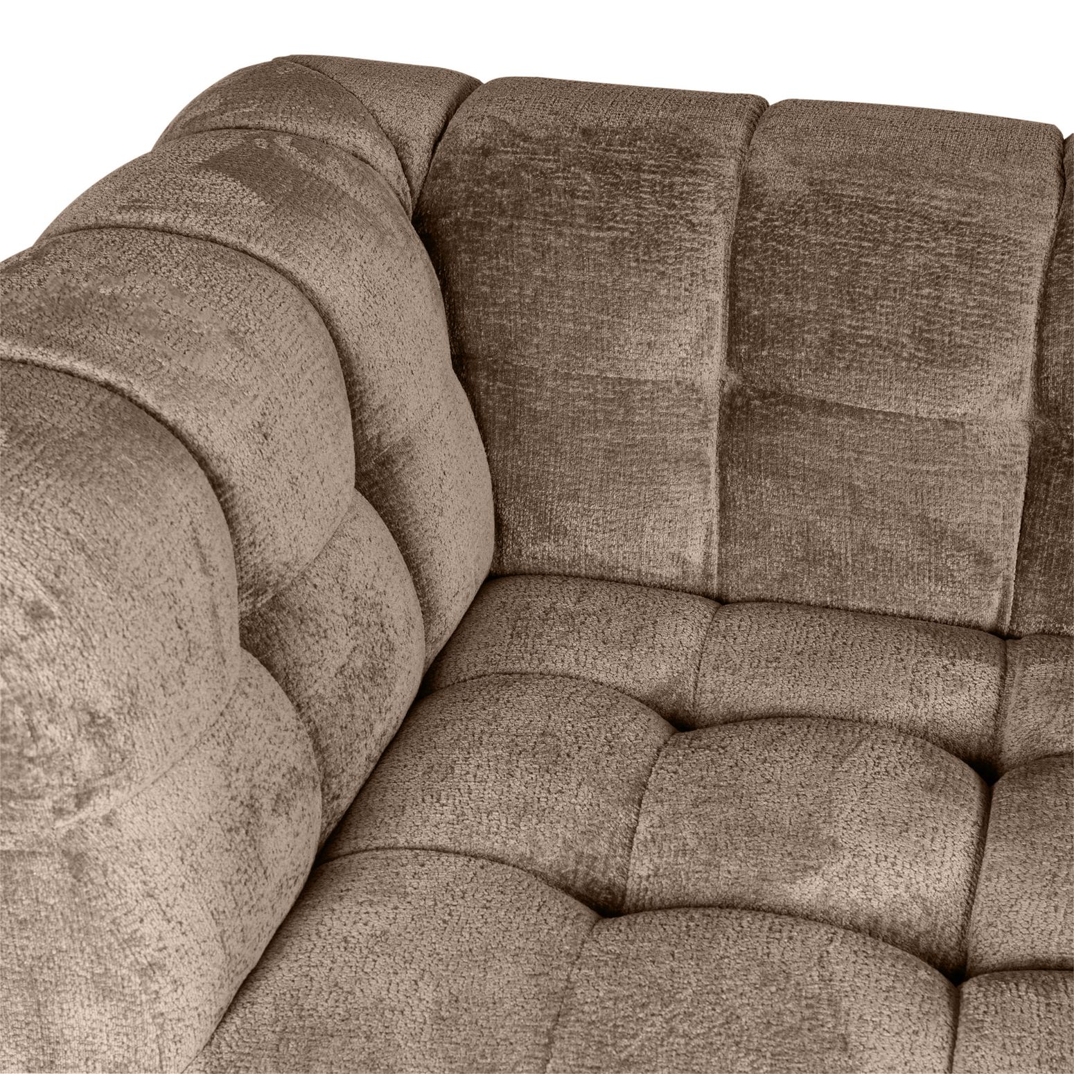 Sofa-Element Jidde Eckelement von PTMD in Beige – flexibles Modul für modulare Wohnlandschaften