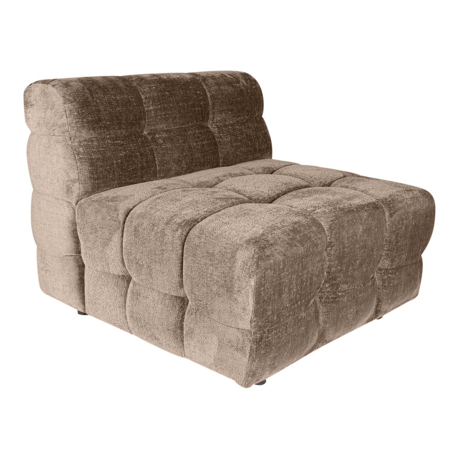 Sofa-Element Jidde Mitte von PTMD in Beige – flexibles Mittelsegment für modulare Wohnlandschaften