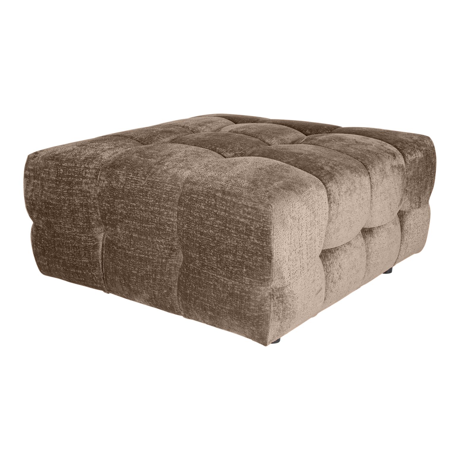 Sofa-Element Jidde Hocker von PTMD in Beige – vielseitiges Modul für modulare Wohnlandschaften