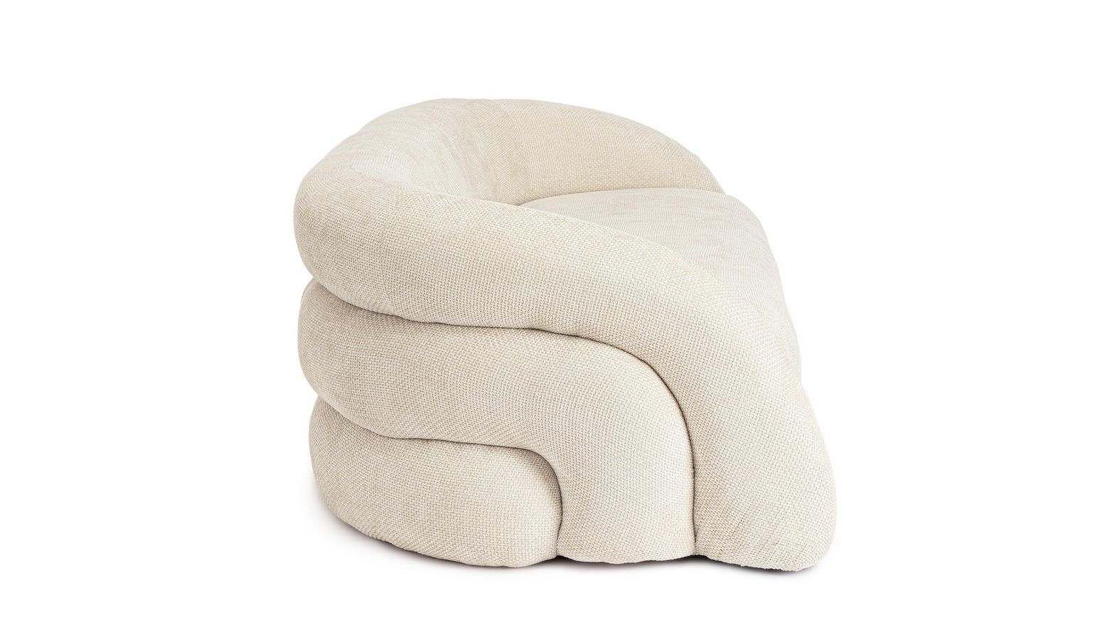 Sofa Clemence in Shell von Bizzotto, neutraler Farbton und elegantes Design.