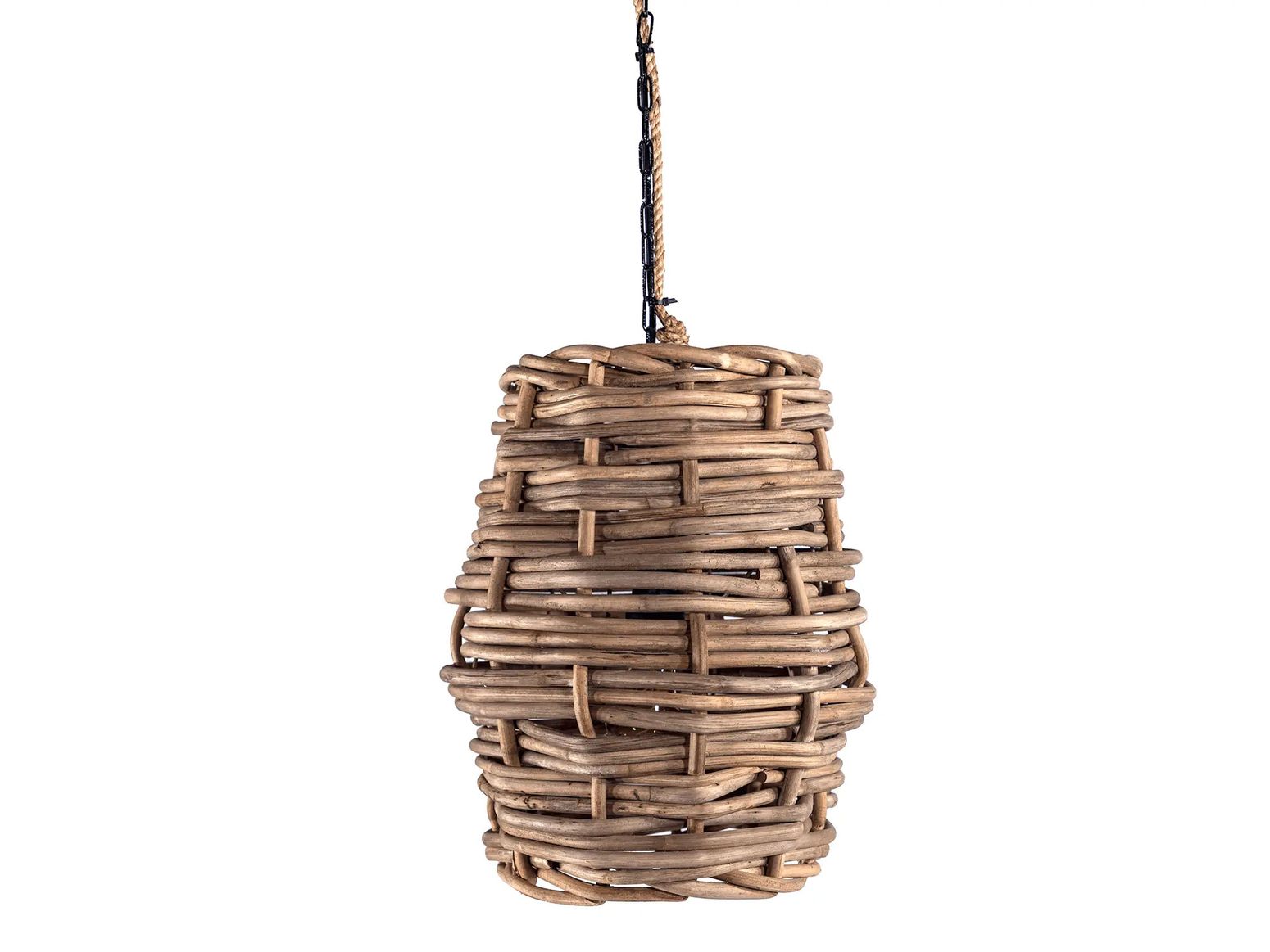 Hängelampe Irving Outdoor Large aus CL Rattan – Gommaire Organic Living