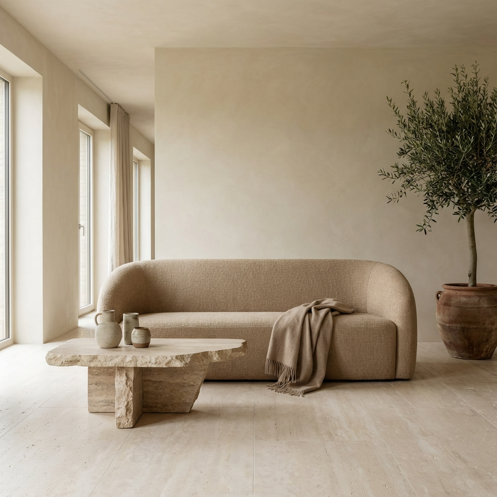 Sofa Damian 3-Sitzer in Moss aus der Gommaire Organic Living Kollektion bei STUFF Shop kaufen