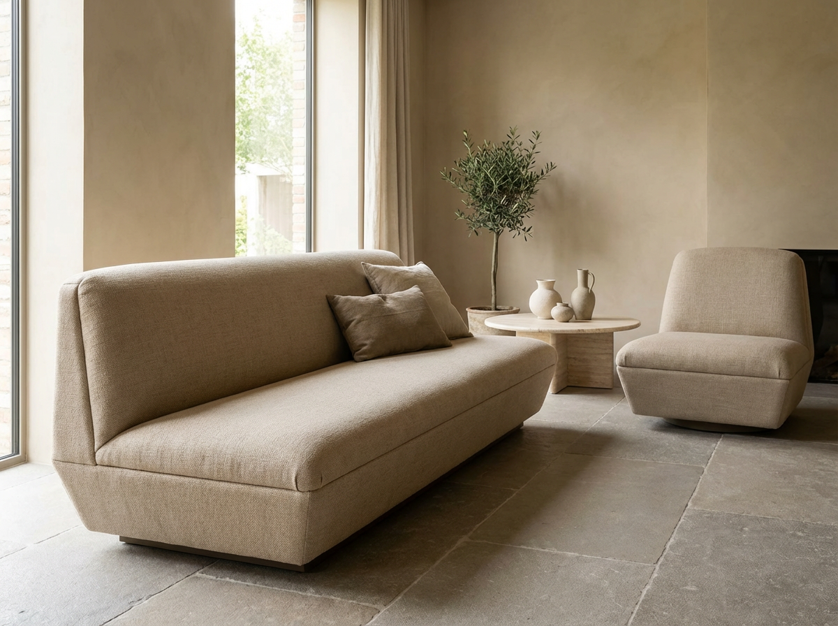 Gommaire Sofa Jules elegantes Indoor Sofa B 200 × T 83 × H 81 cm bei STUFF Shop kaufen