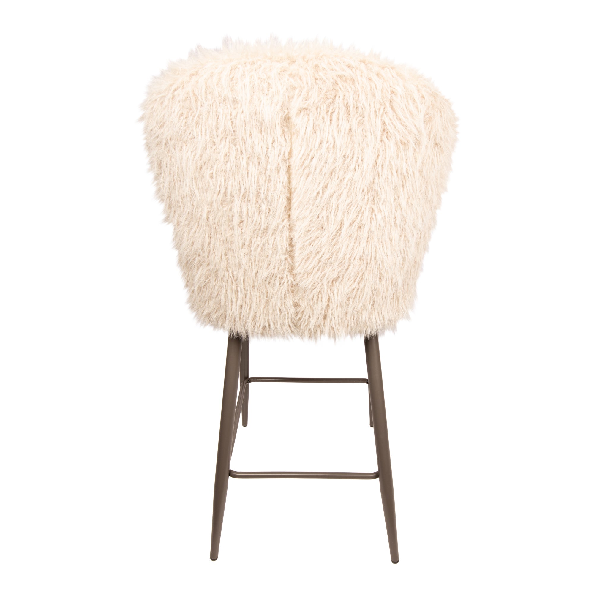 Stuhl von PTMD, stuhl aus Stoff in Beige mit Metallgestell im modernen Design, komfortabel. Ideal für Essbereich oder Küche.