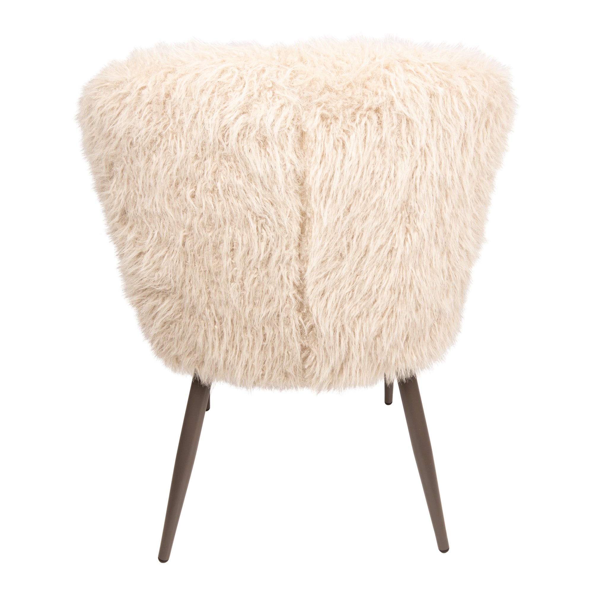 Stuhl von PTMD, stuhl aus Stoff in Beige mit Metallgestell im modernen Design, komfortabel. Ideal für Essbereich oder Küche.