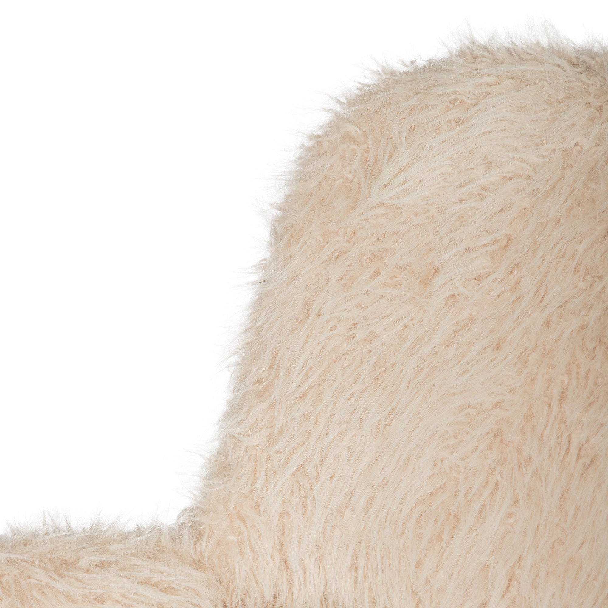 Stuhl von PTMD, stuhl aus Stoff in Beige mit Metallgestell im modernen Design, komfortabel. Ideal für Essbereich oder Küche.