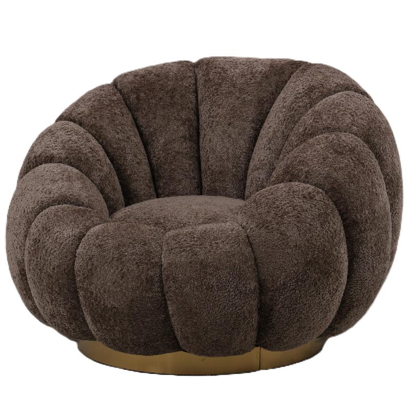 Sessel von PTMD, sessel aus Stoff mit Metallgestell im modernen Design, komfortabel und pflegeleicht. Ideal für Essbereich oder Küche.