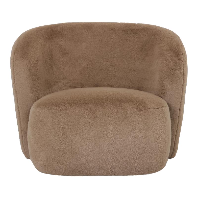Sessel von PTMD, sessel aus Stoff mit Metallgestell im modernen Design, komfortabel und pflegeleicht. Ideal für Essbereich oder Küche.