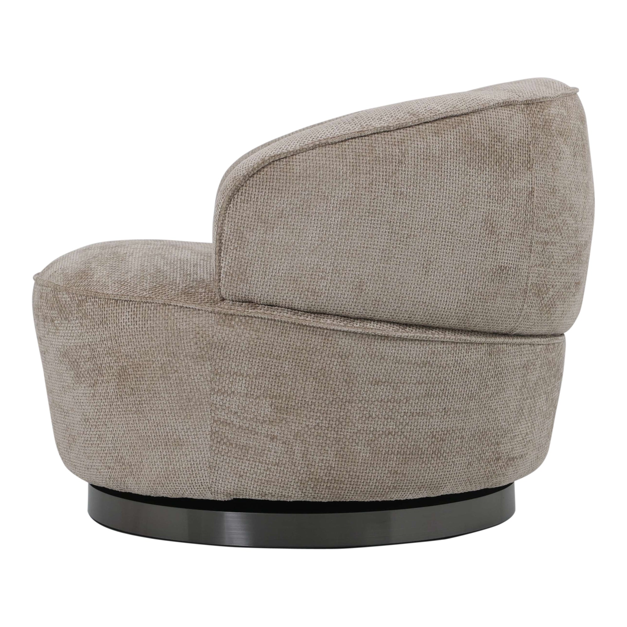 Sessel von PTMD, sessel aus Stoff in Beige mit Metallgestell im modernen Design, komfortabel. Ideal für Essbereich oder Küche.