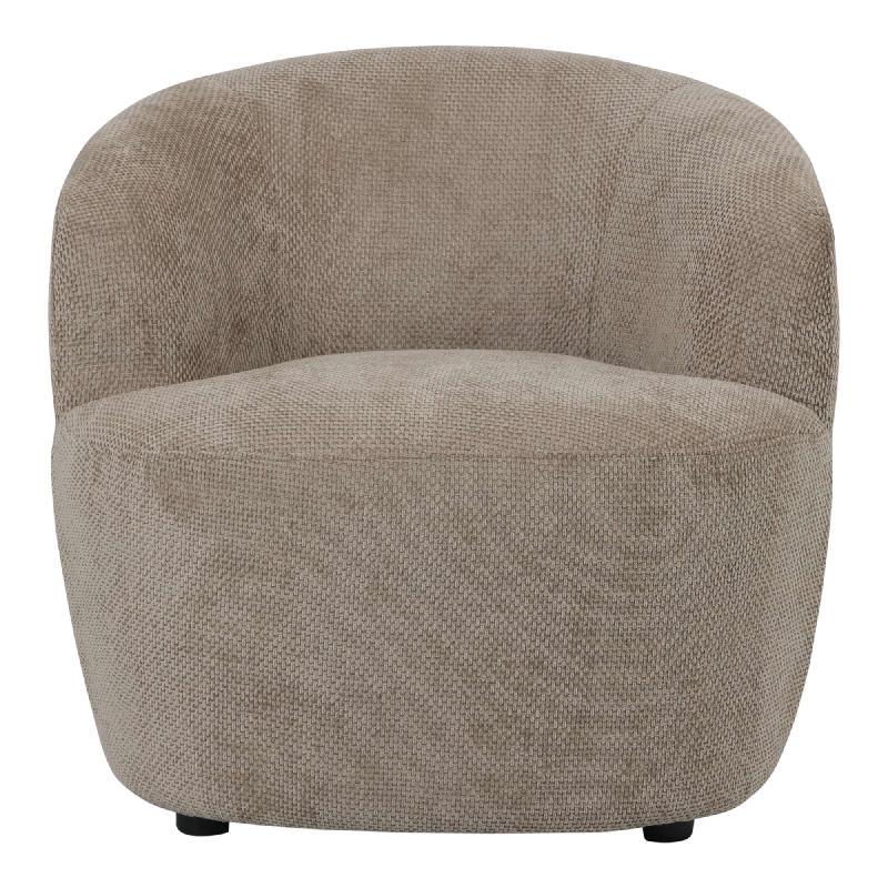 Sessel von PTMD, sessel aus Stoff in Beige mit Metallgestell im modernen Design, komfortabel. Ideal für Essbereich oder Küche.
