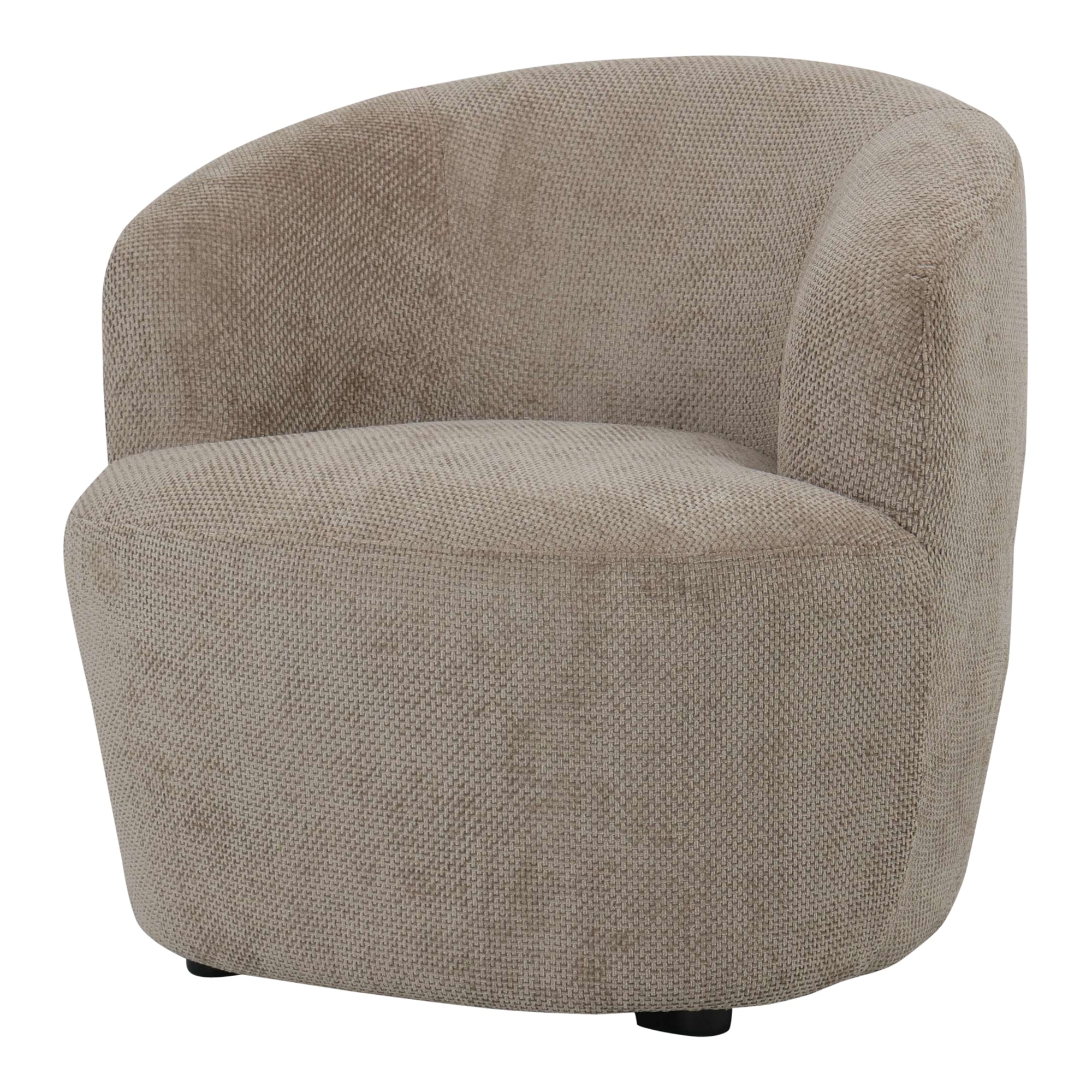 Sessel von PTMD, sessel aus Stoff in Beige mit Metallgestell im modernen Design, komfortabel. Ideal für Essbereich oder Küche.