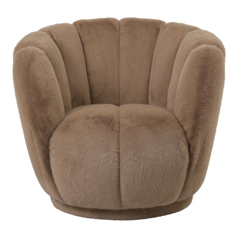 Sessel von PTMD, sessel aus Stoff mit Metallgestell im modernen Design, komfortabel und pflegeleicht. Ideal für Essbereich oder Küche.