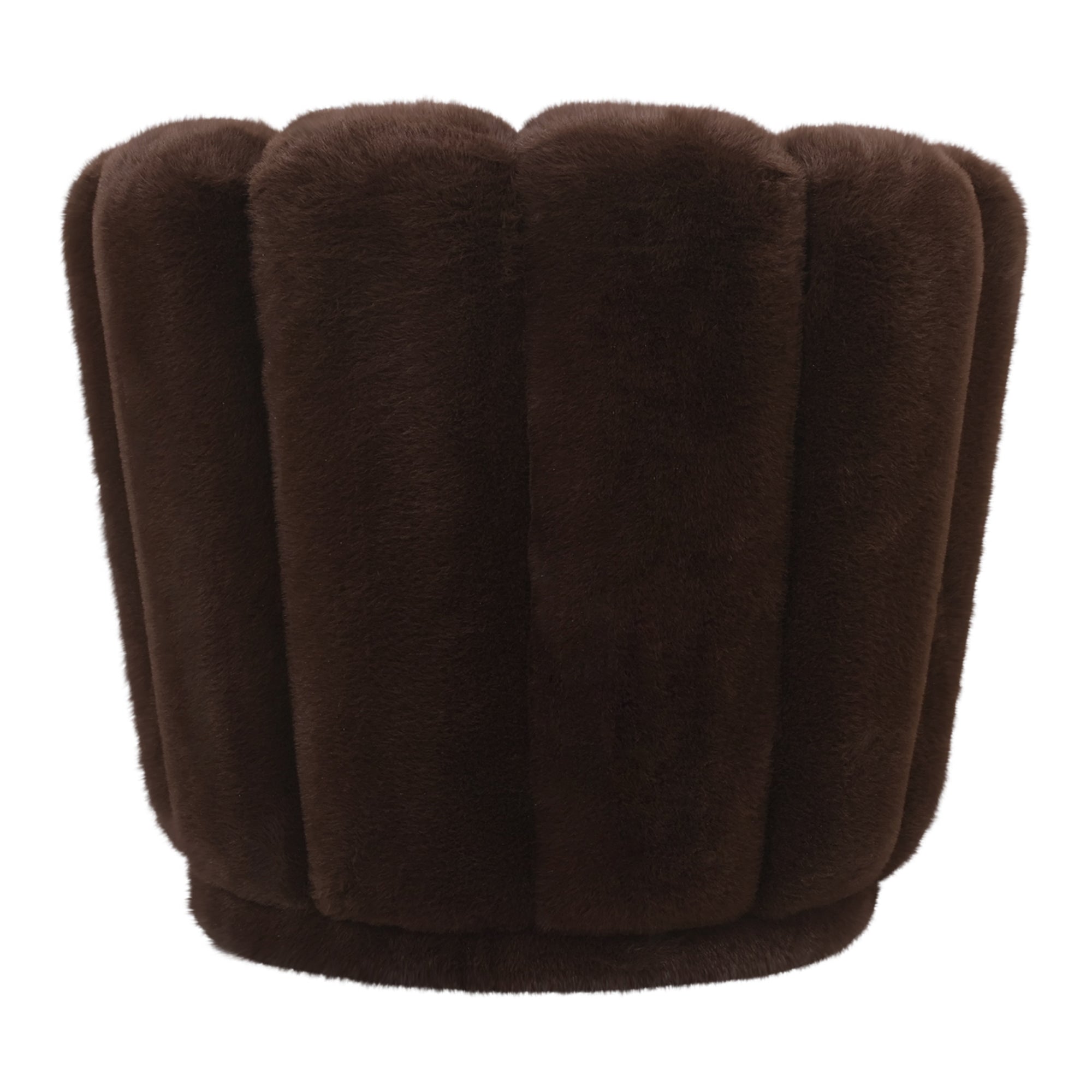 Sessel von PTMD, sessel aus Stoff in Braun mit Metallgestell im modernen Design, komfortabel. Ideal für Essbereich oder Küche.