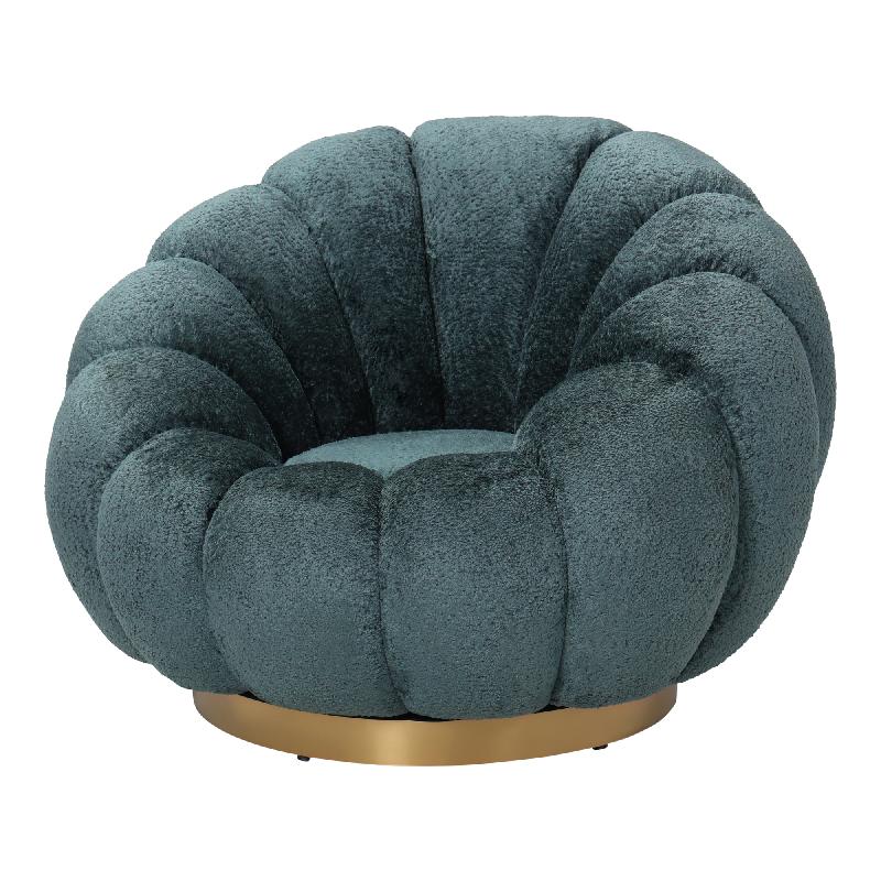 Sessel von PTMD, sessel aus Stoff mit Metallgestell im modernen Design, komfortabel und pflegeleicht. Ideal für Essbereich oder Küche.