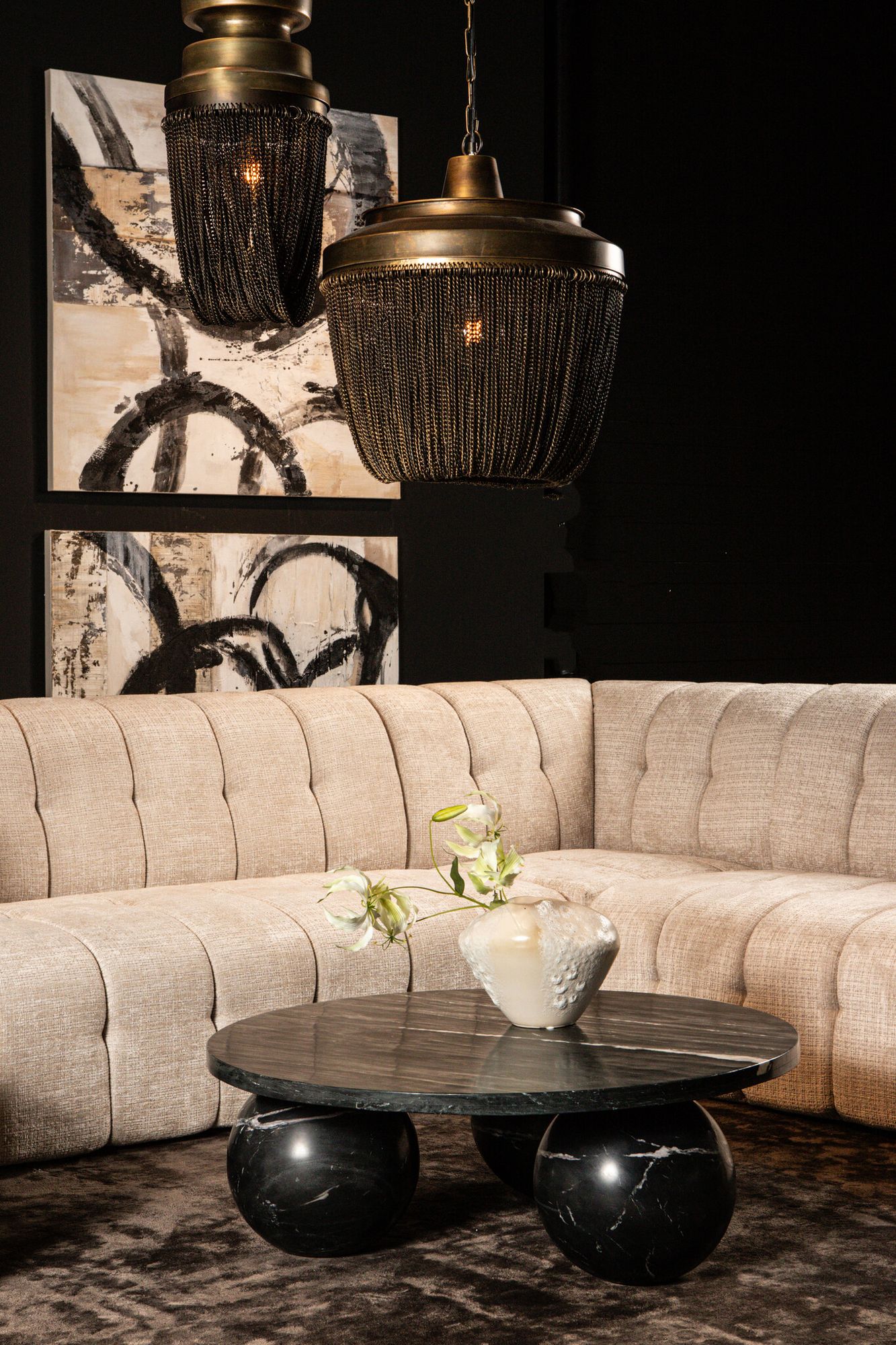 Couchtisch Diro Black Marmor