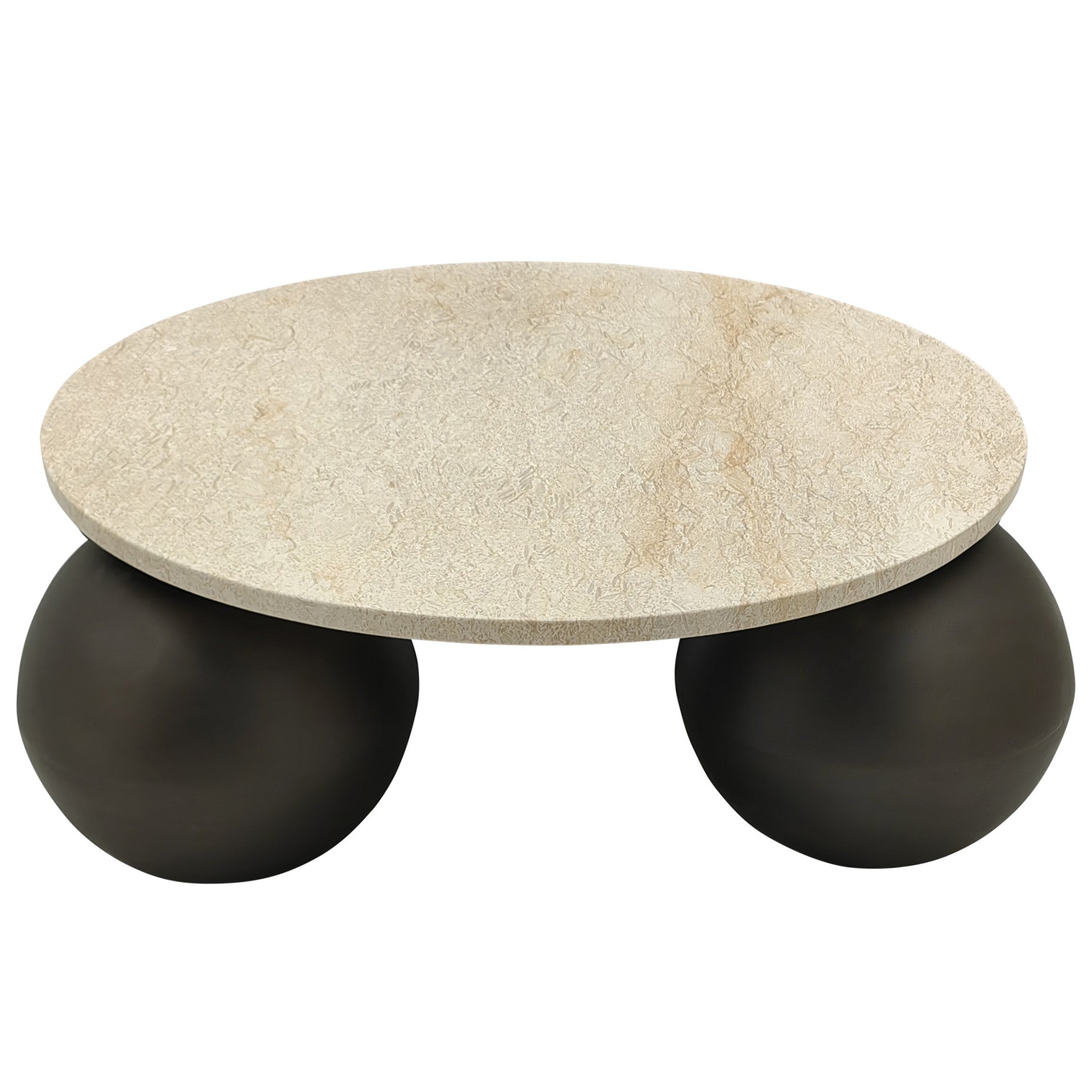 Couchtisch von PTMD – eleganter sitzmöbel aus Stoff in Beige mit Metallgestell im modernem Design, komfortabel und pflegeleicht.