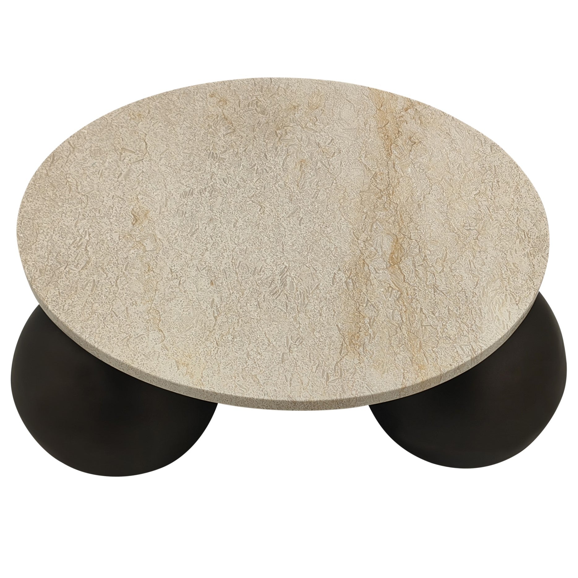 Couchtisch von PTMD – eleganter sitzmöbel aus Stoff in Beige mit Metallgestell im modernem Design, komfortabel und pflegeleicht.