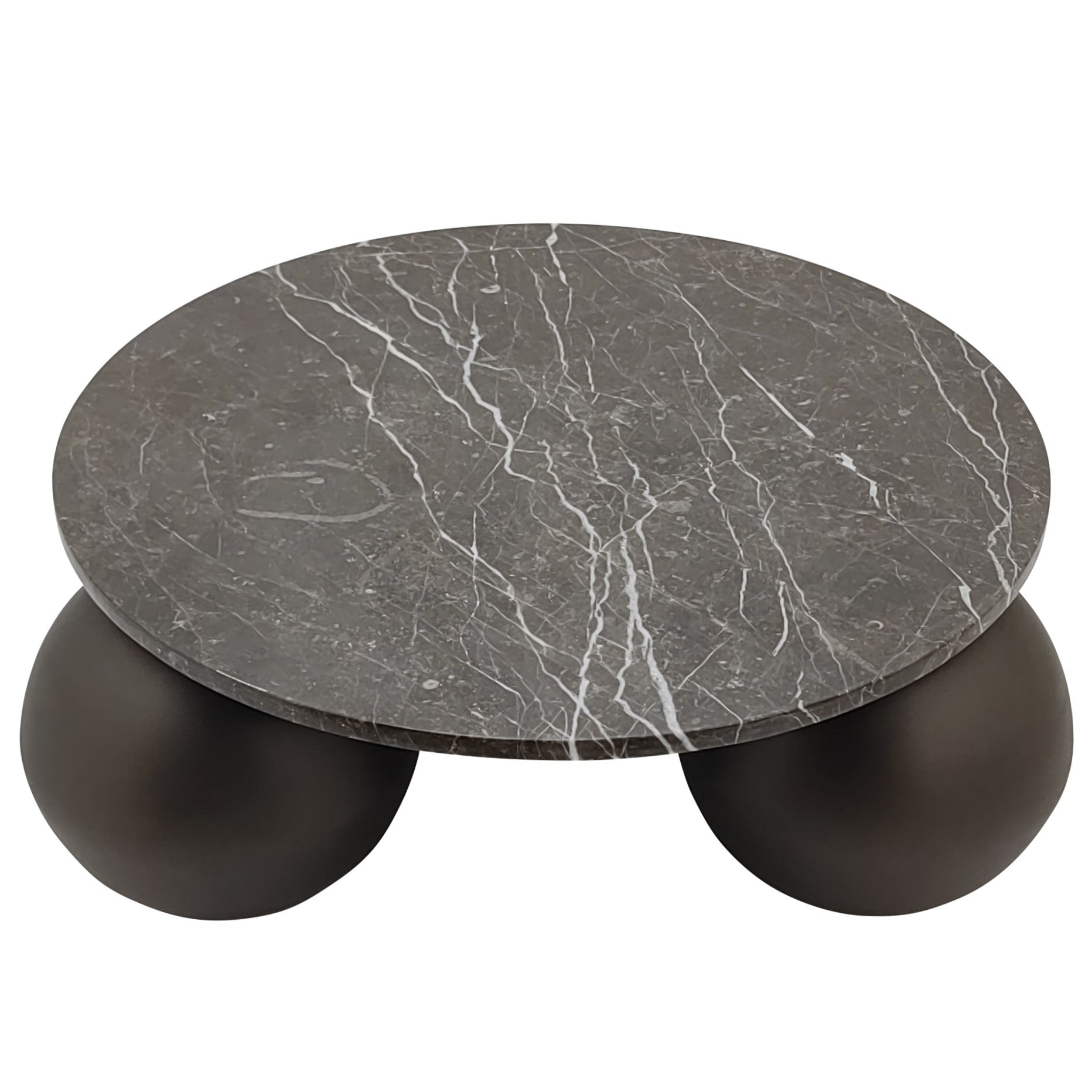 Couchtisch von PTMD – eleganter sitzmöbel aus Stoff in Braun mit Metallgestell im modernem Design, komfortabel und pflegeleicht.