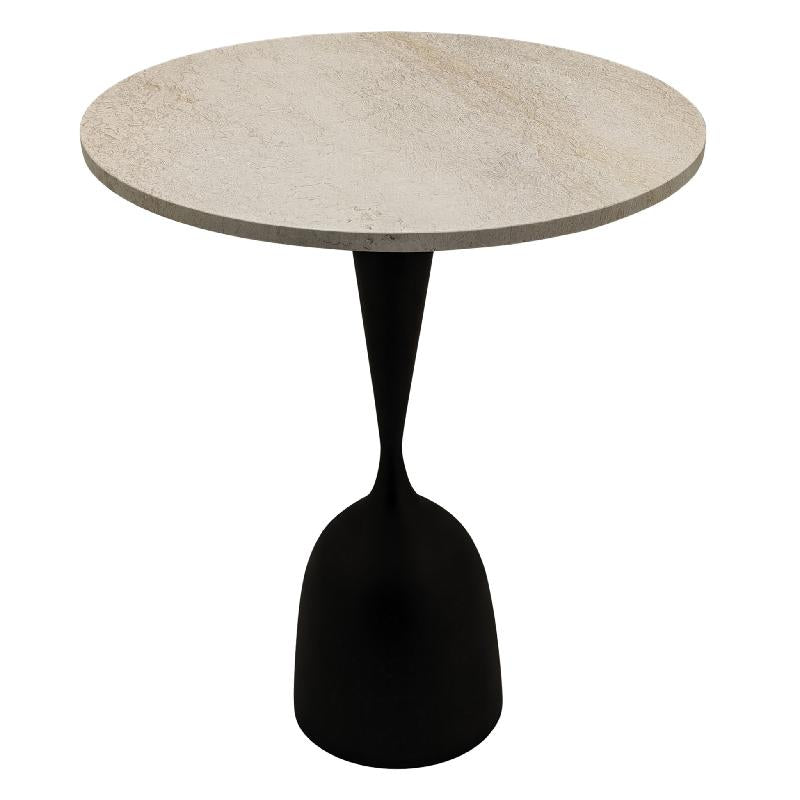 Beistelltisch Patras Bistro Beige Marmor