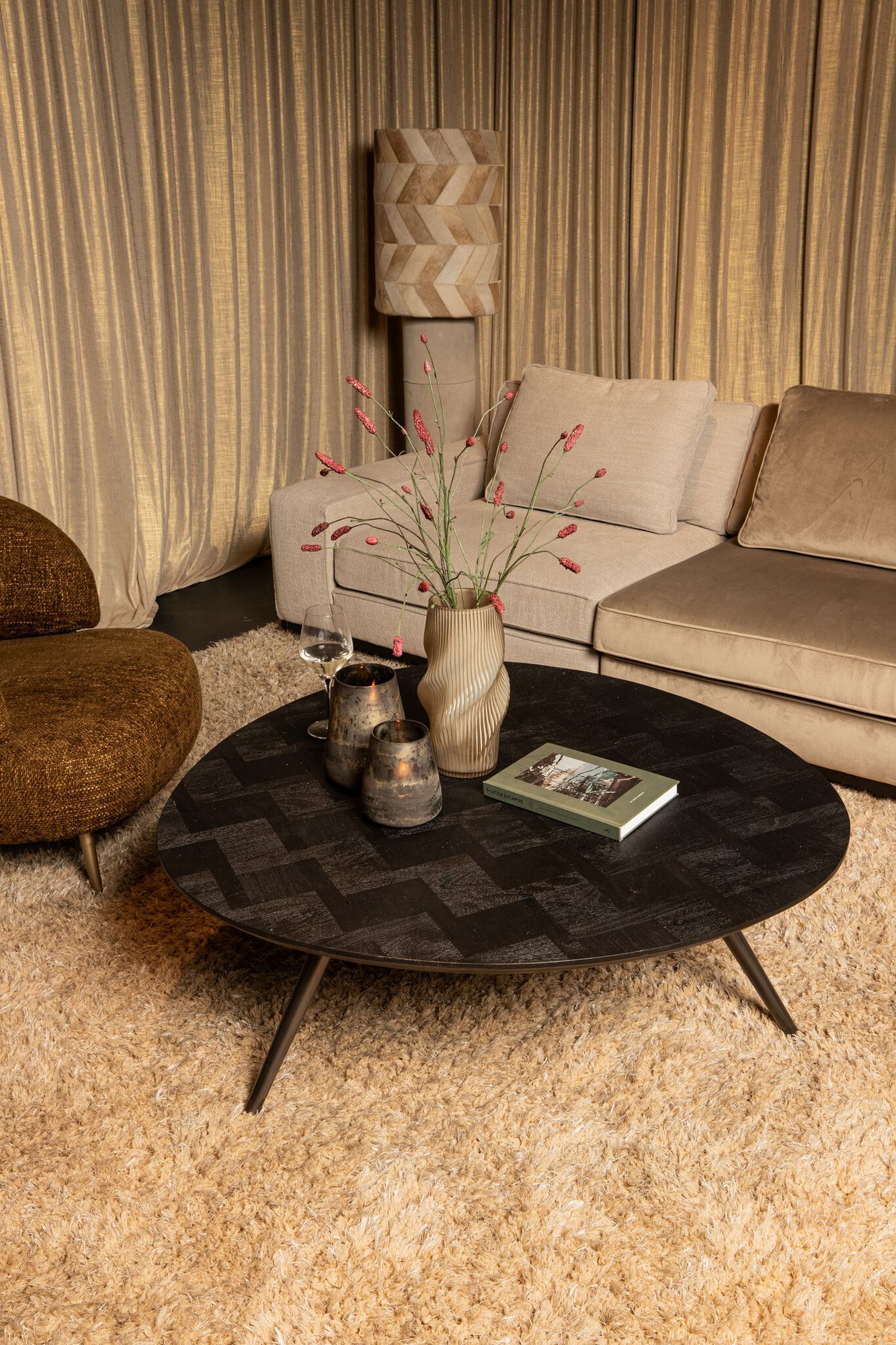 Couchtisch Fieron Black Wooden