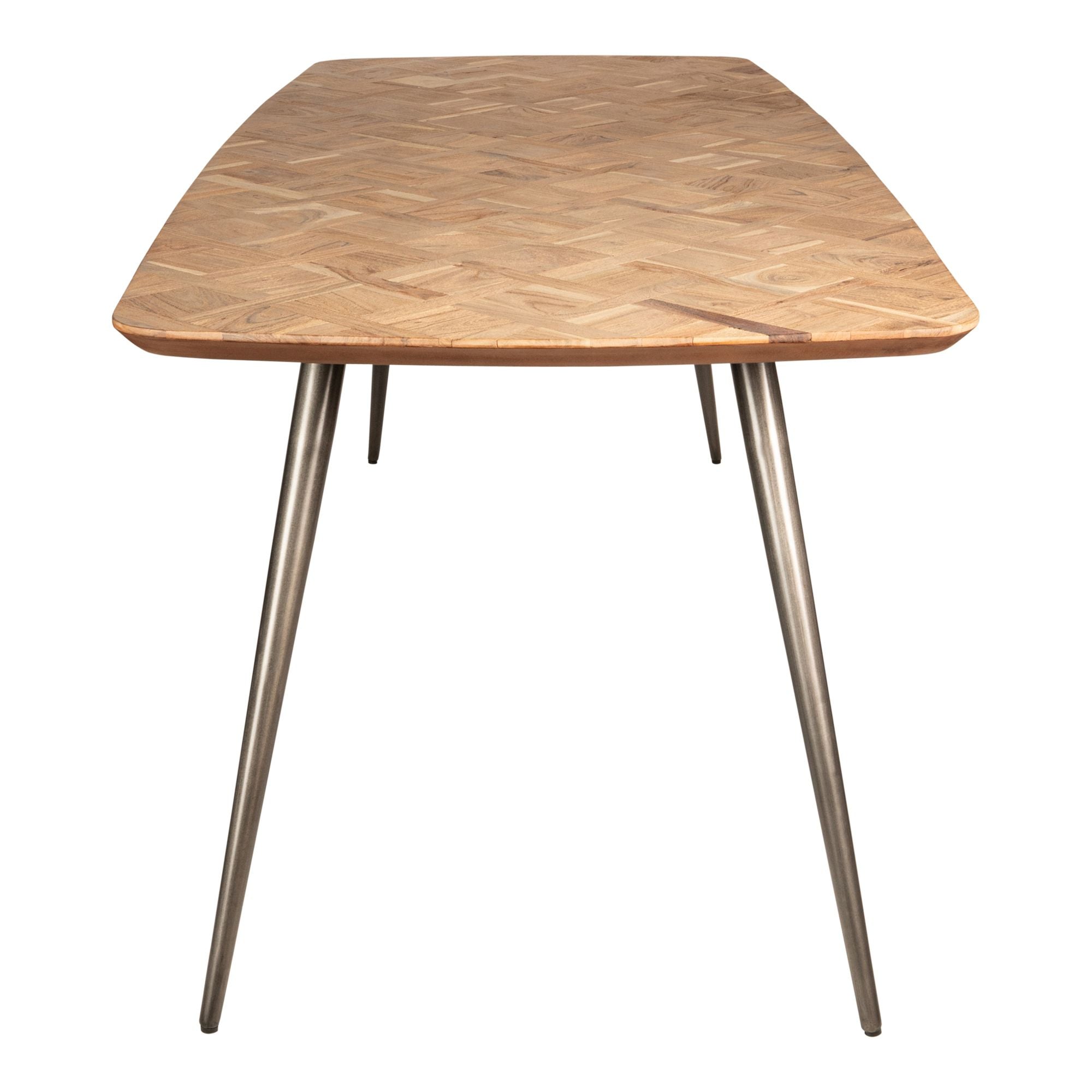 Esstisch Fieron Black Acaia Wooden oval