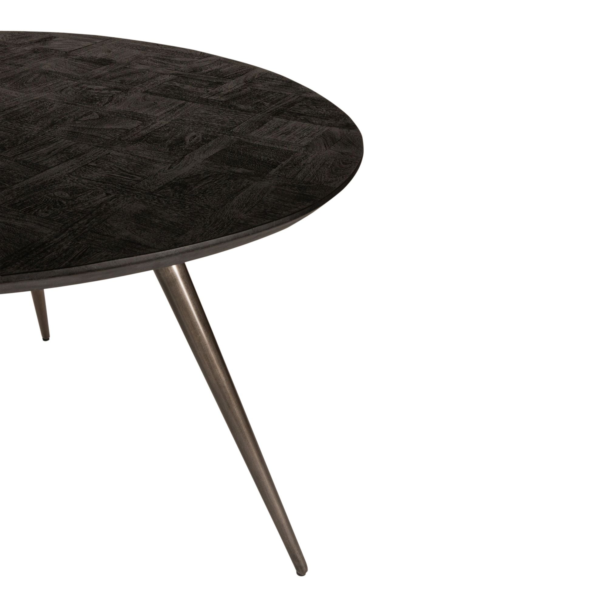 Esstisch Fieron Black Wooden Organic