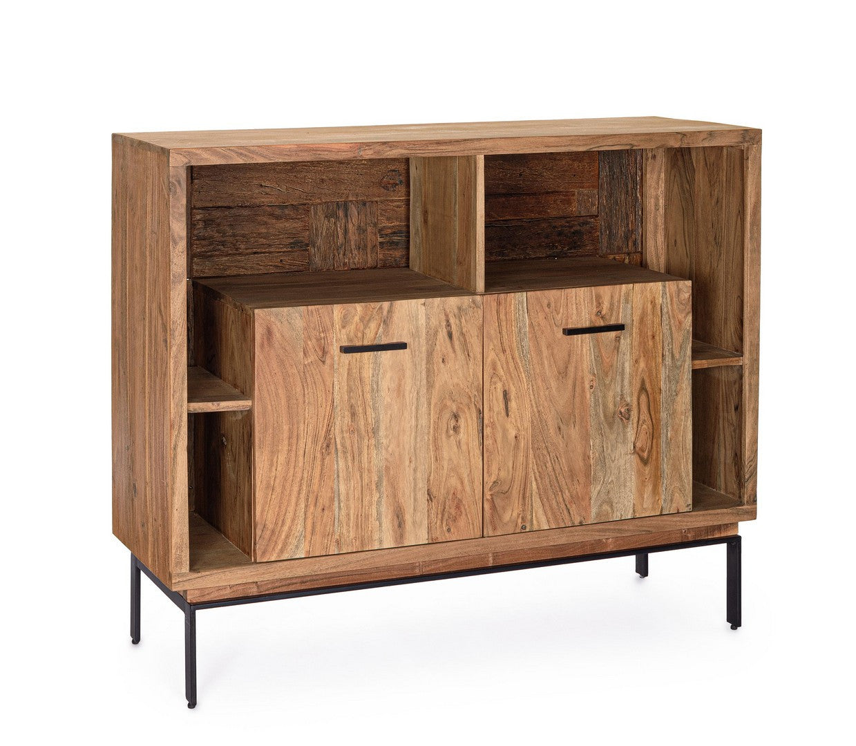 Sideboard Mangal 2 Türen mit Stahlgestell