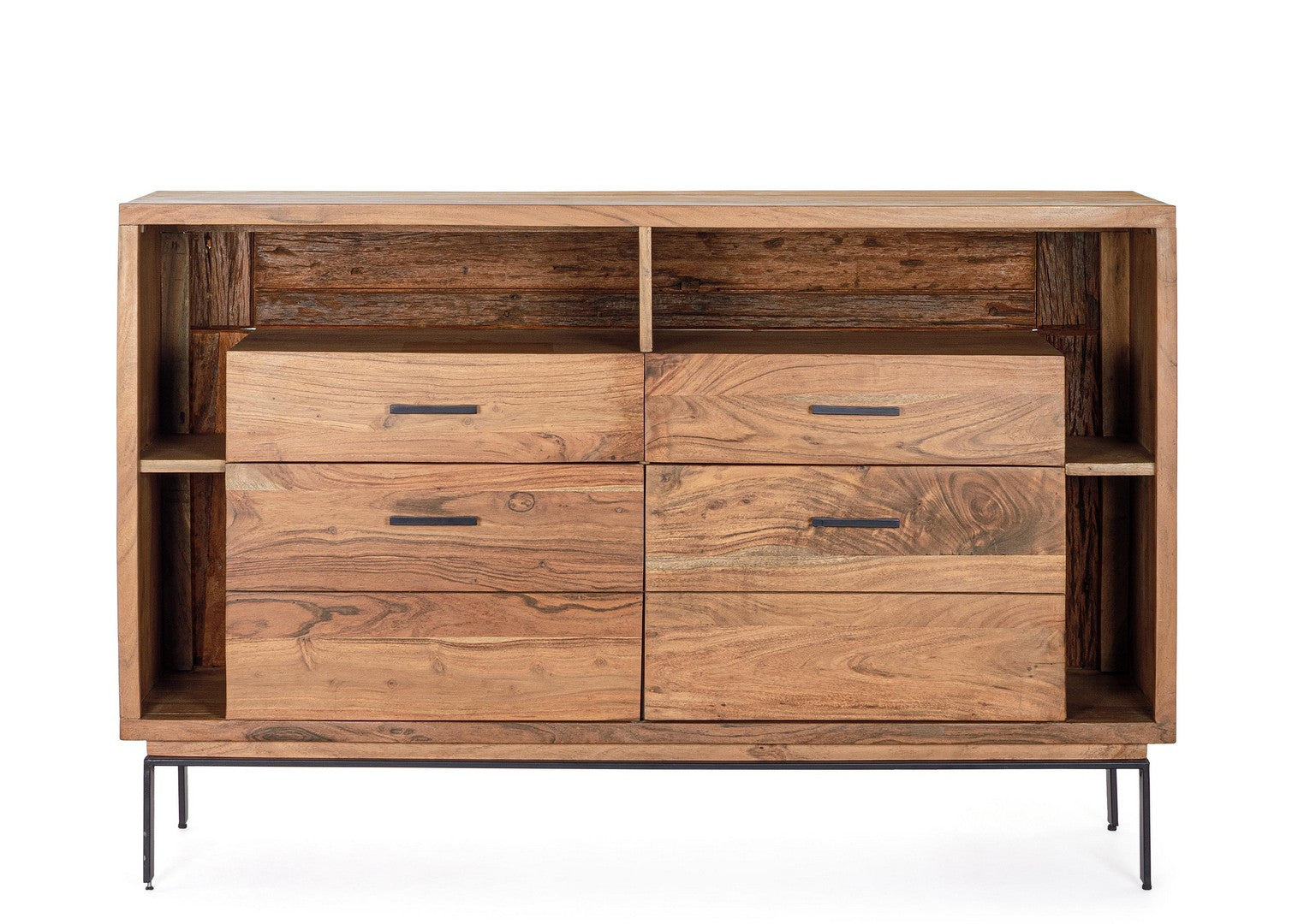 Sideboard Mangal 2 Türen mit Stahlgestell